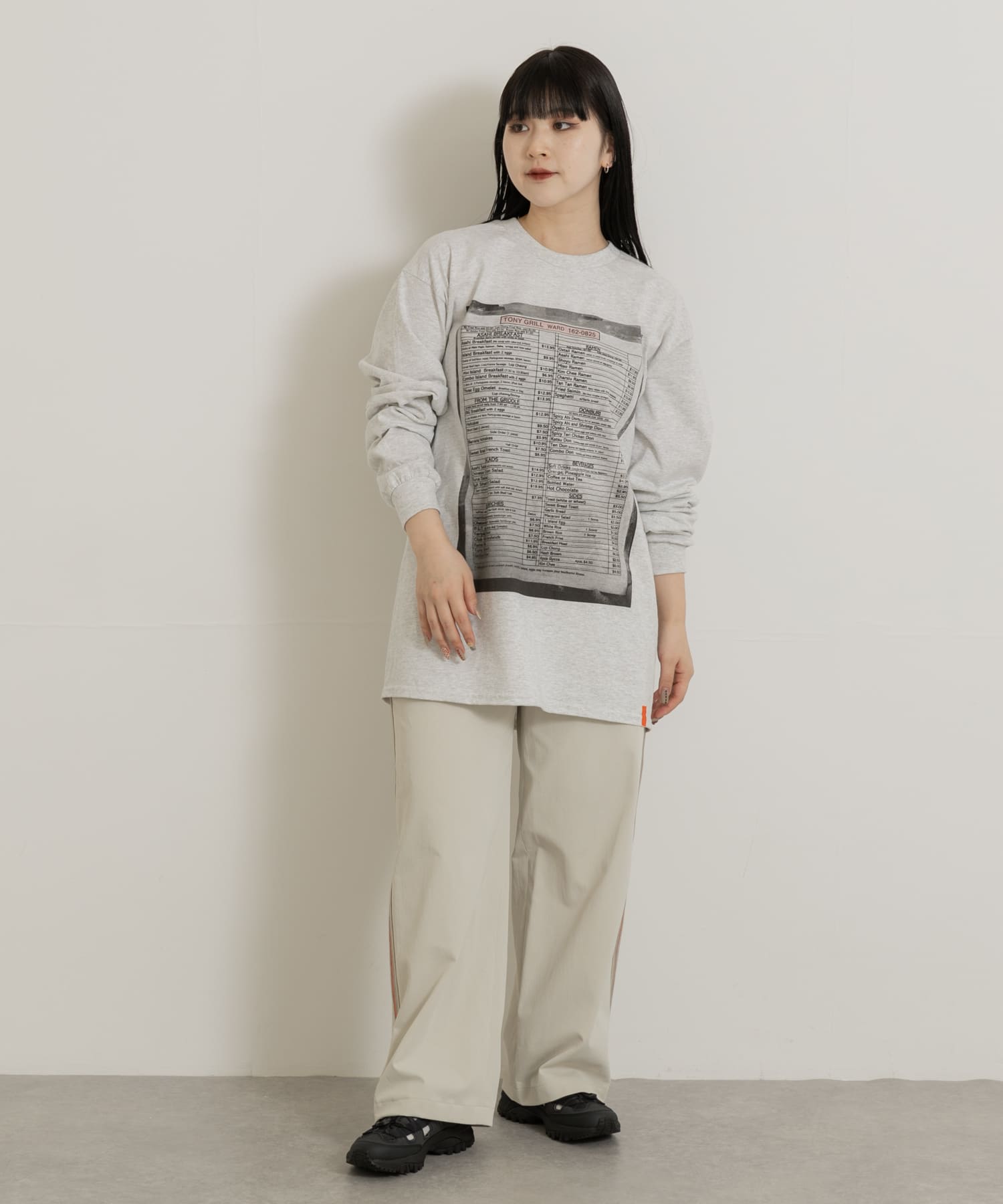 身長：156cm サイズ：L