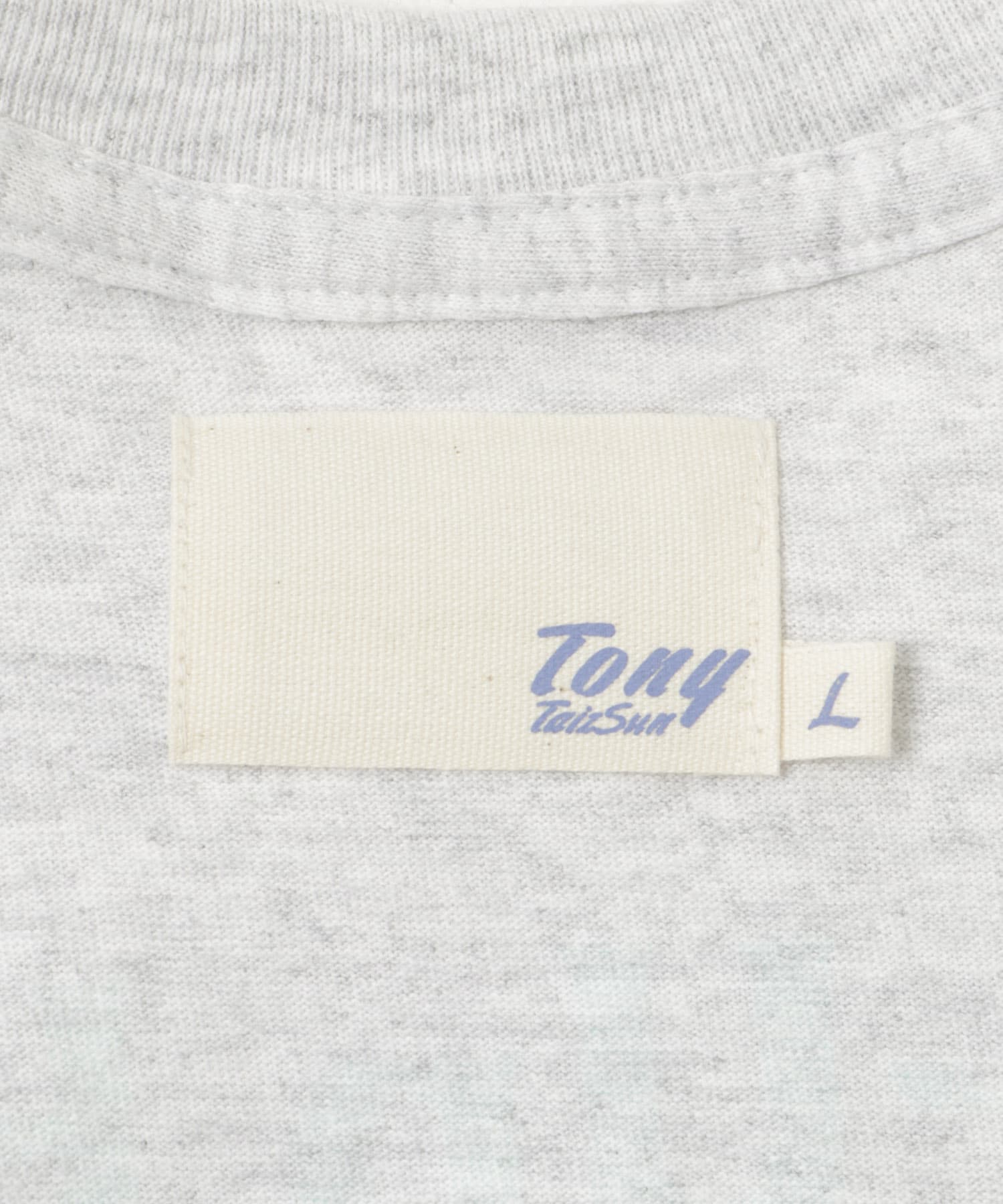 TONY　TONY GRILL LONG-SLEEVE T-SHIRTS ASH L
