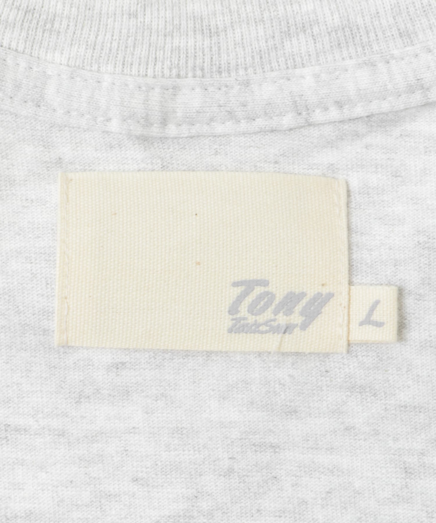 TONY　DOLLAR TEE ASH S