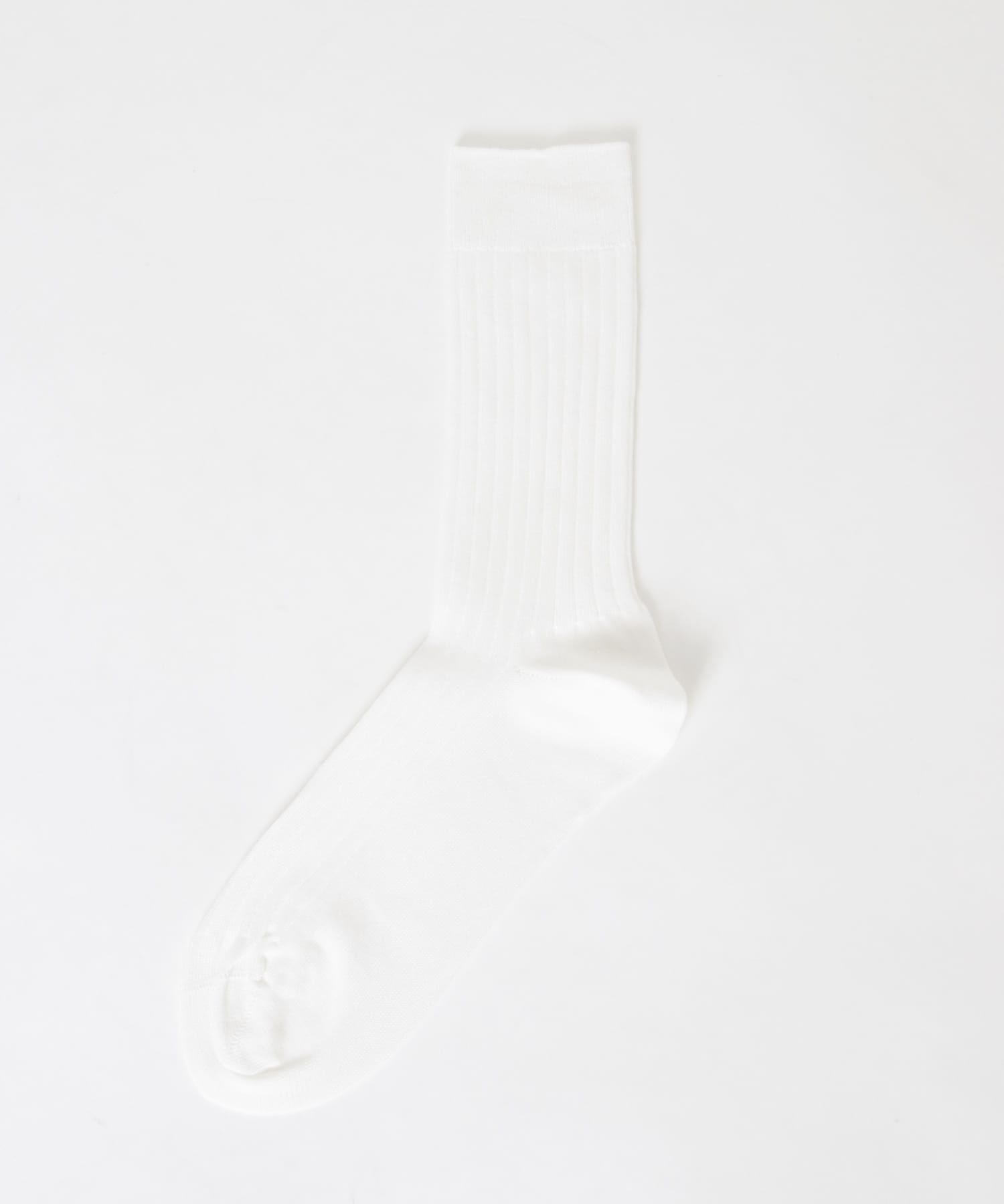 OC Ribbed Socks-M 01 White M