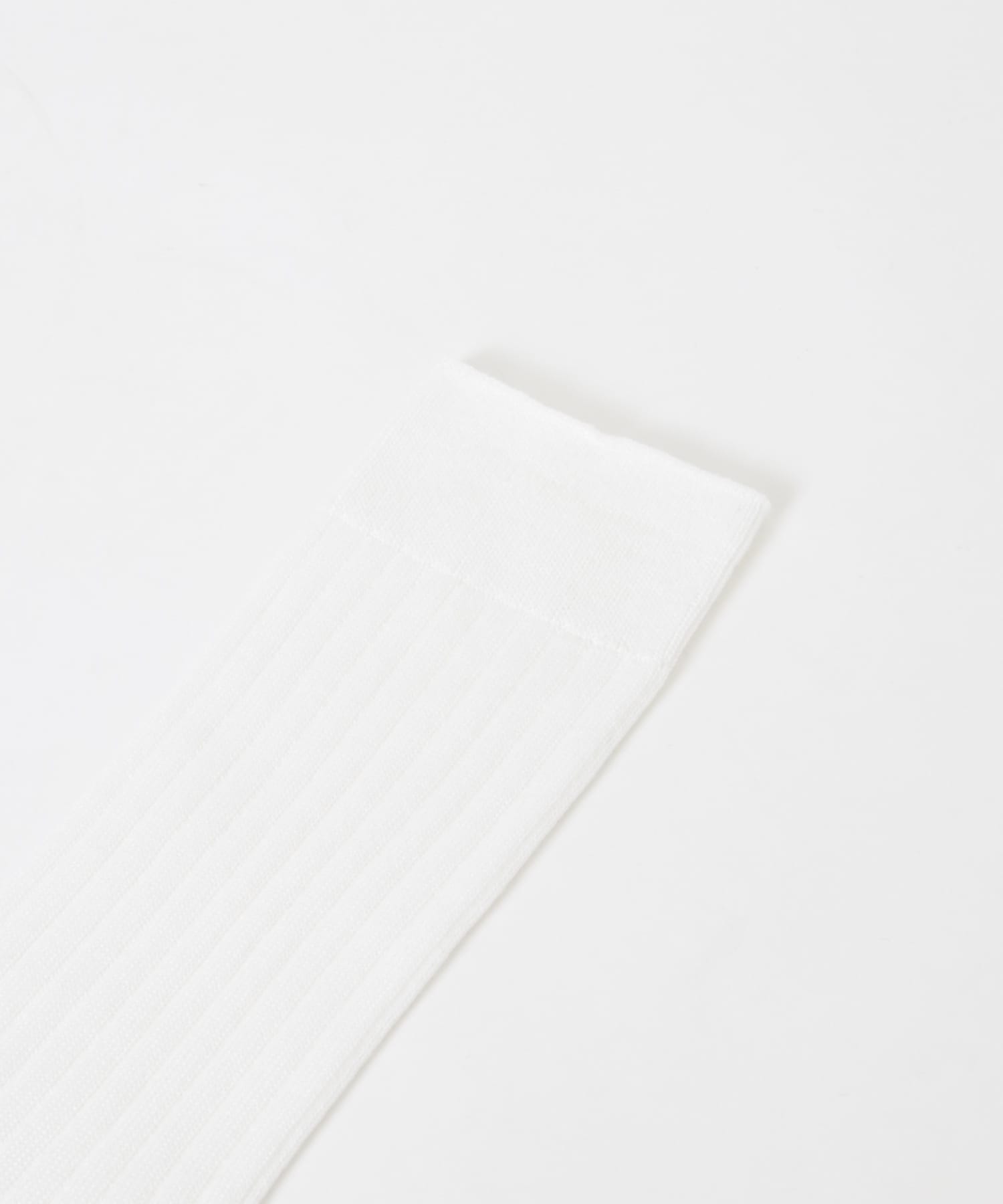 OC Ribbed Socks-M 01 White M
