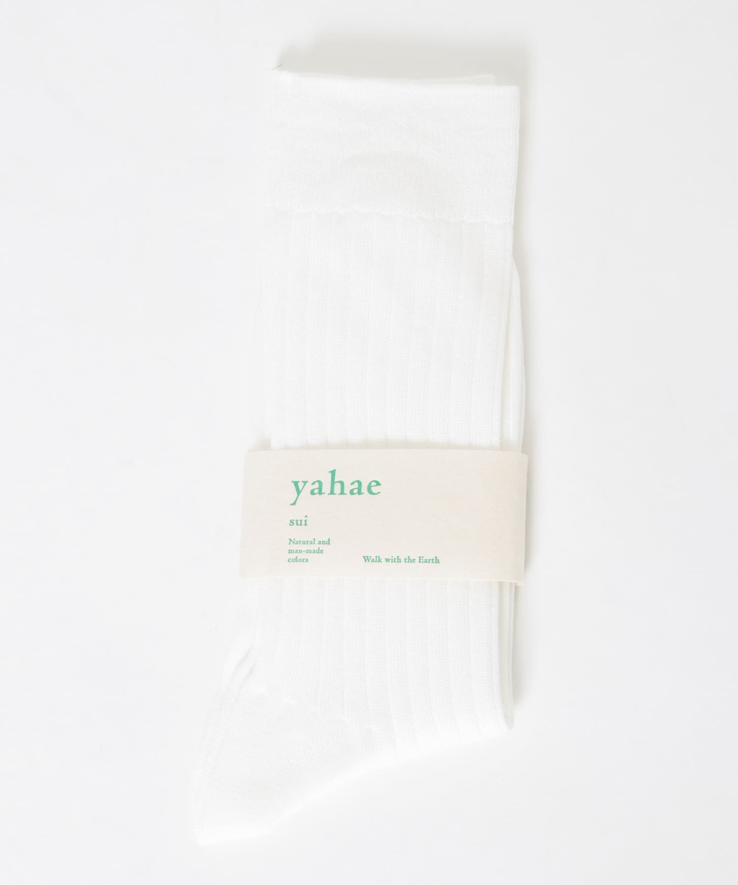 YAHAE　Organic Cotton Ribbed Socks-S