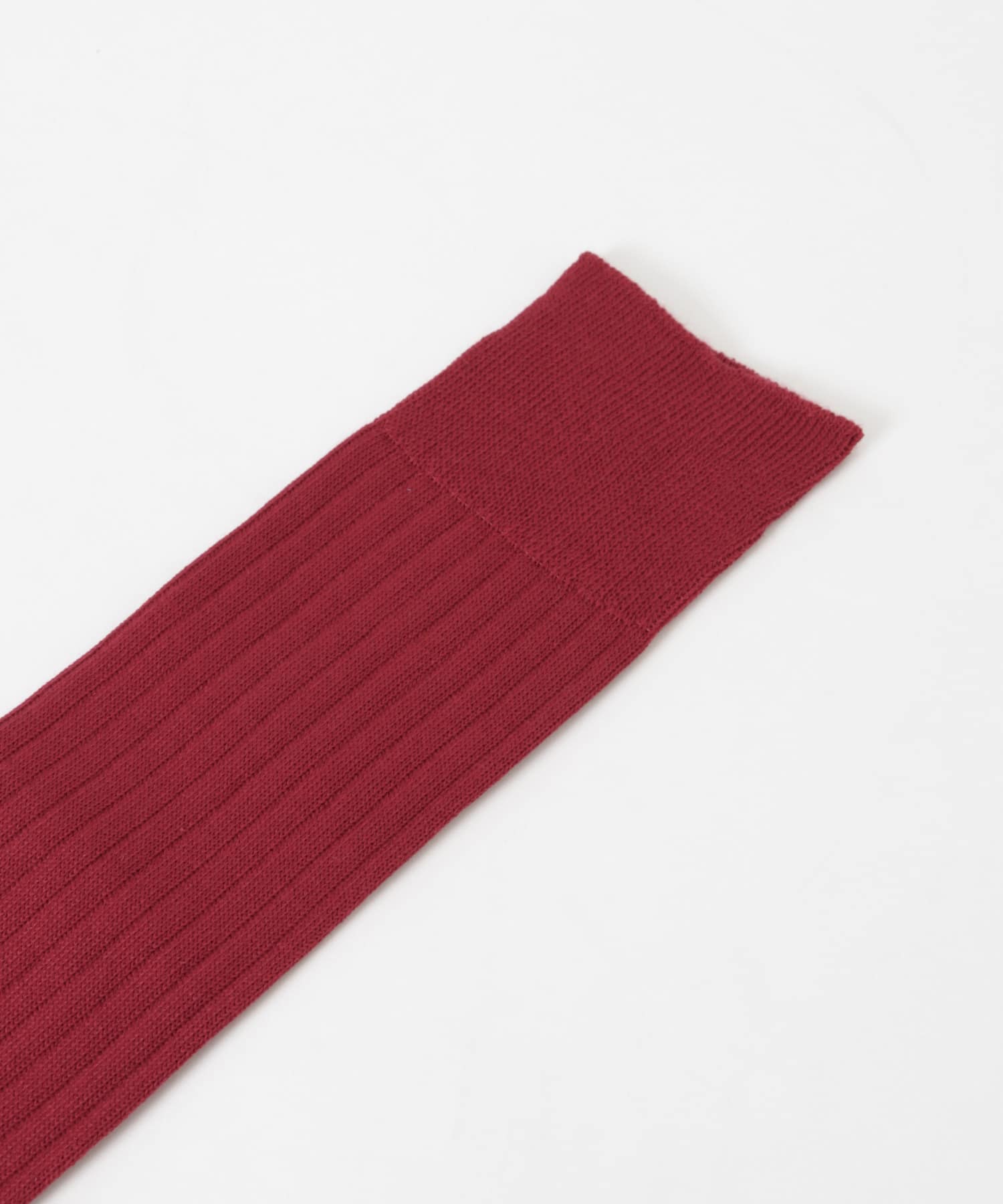 OC Ribbed Knee Socks-M 10 R.Red M