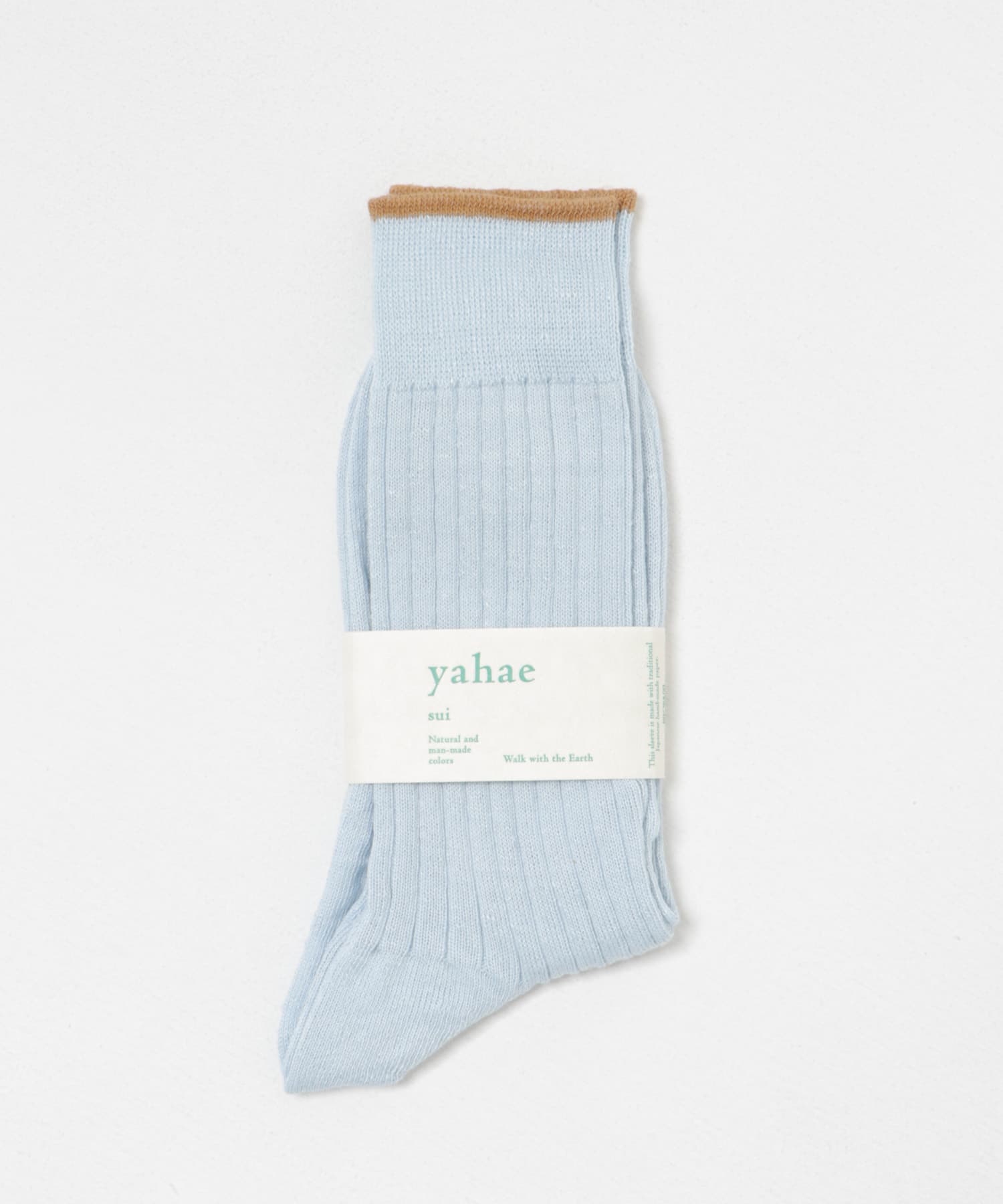 YAHAE　Linen Ribbed Socks-M
