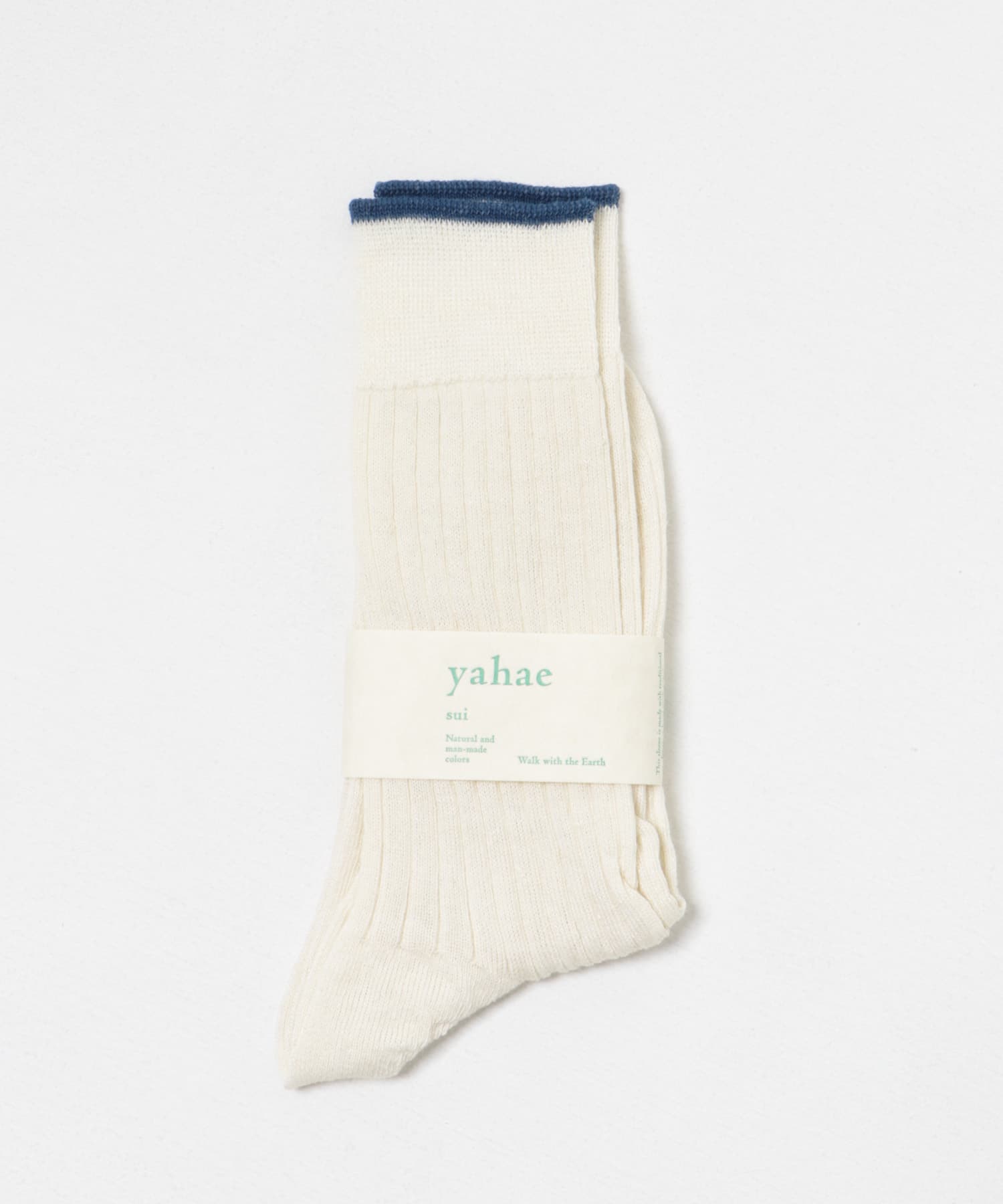 YAHAE　Linen Ribbed Socks-S