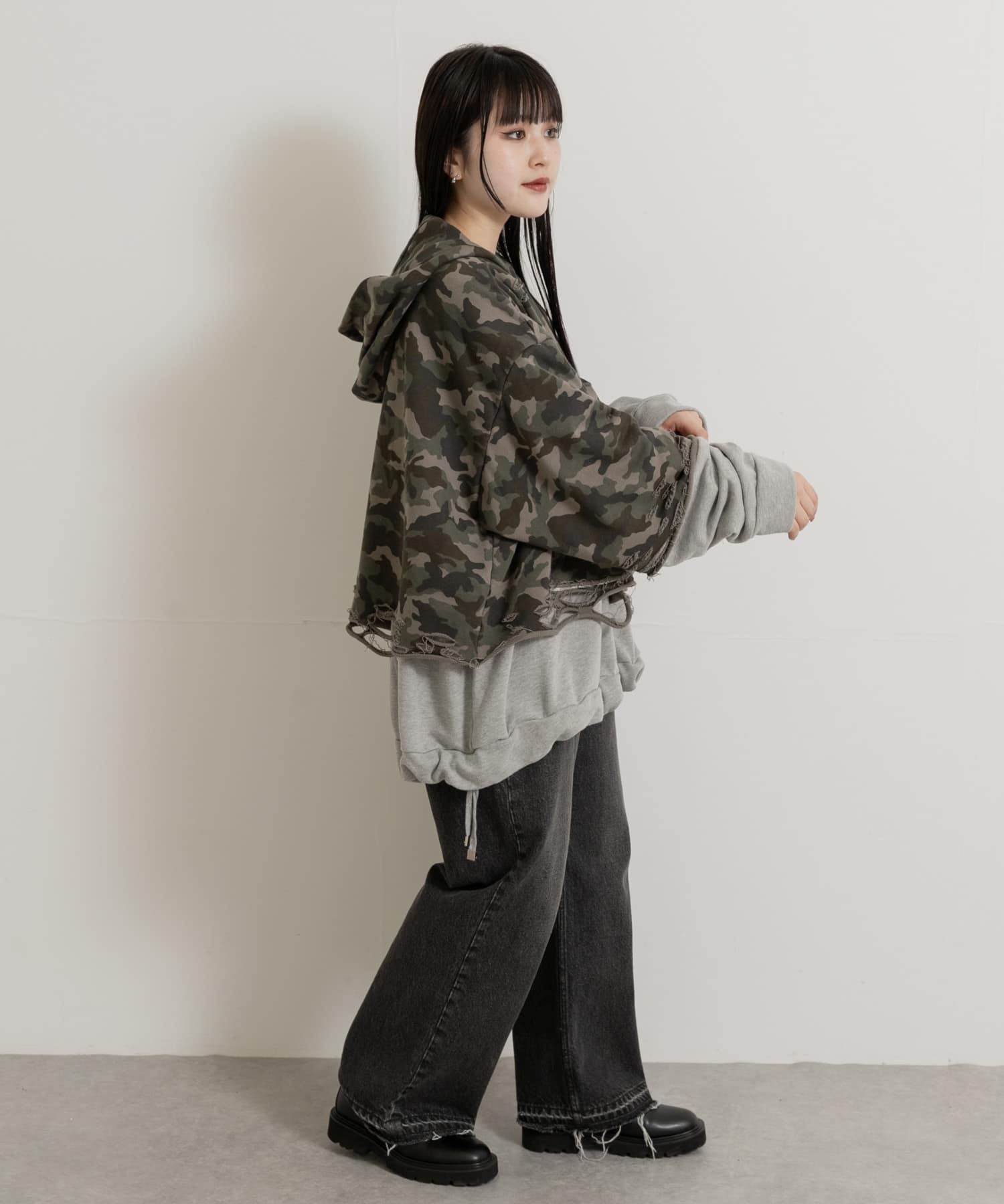 身長：156cm サイズ：FREE