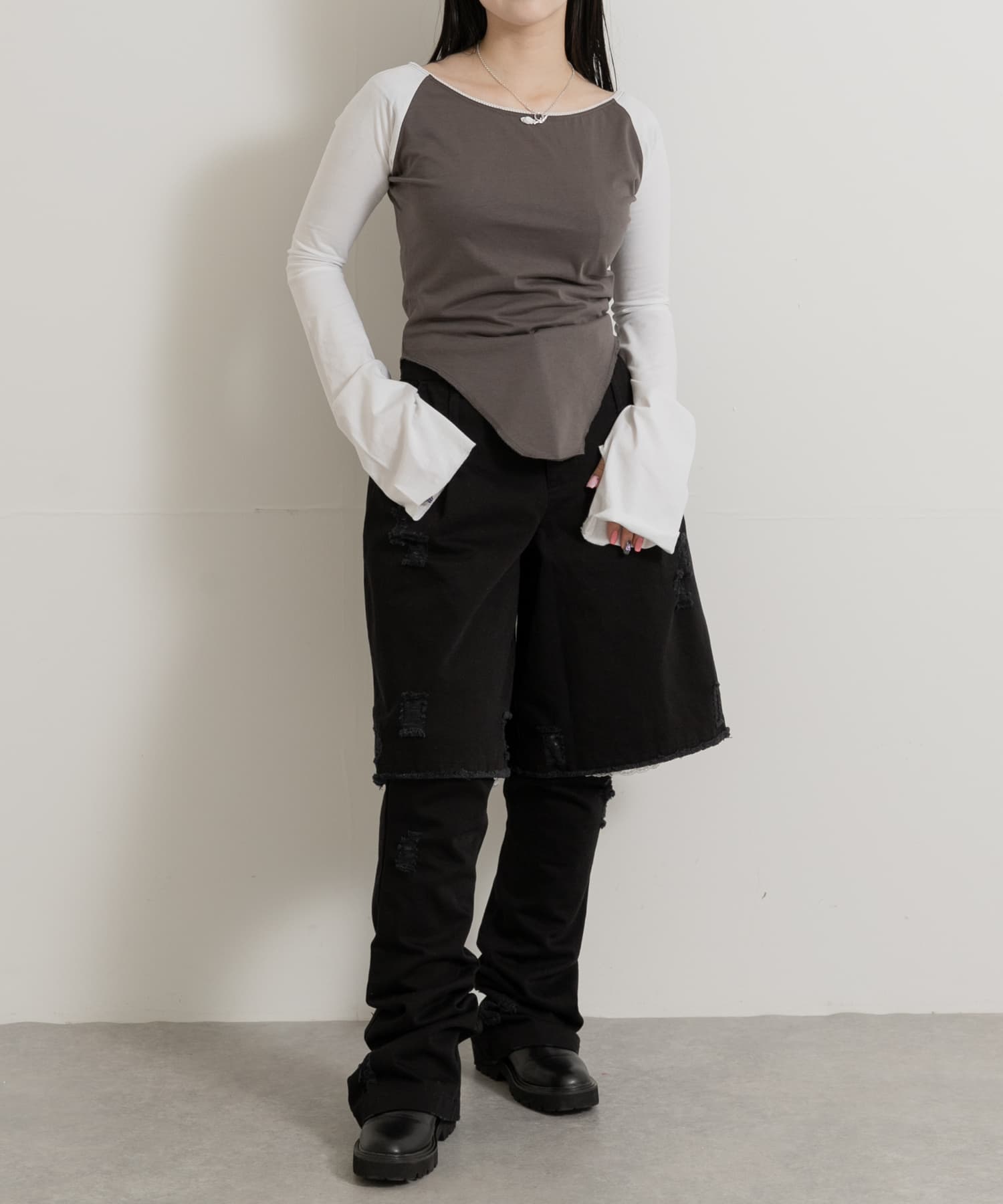身長：156cm サイズ：FREE