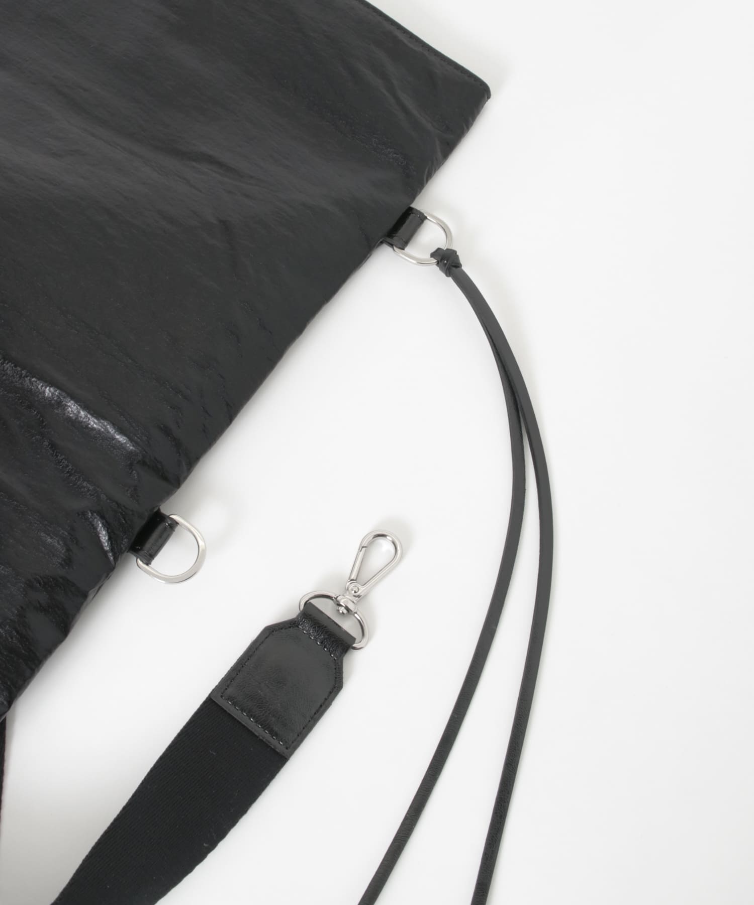 BLUEORB　Nylon FoldoverBag BLACK FREE
