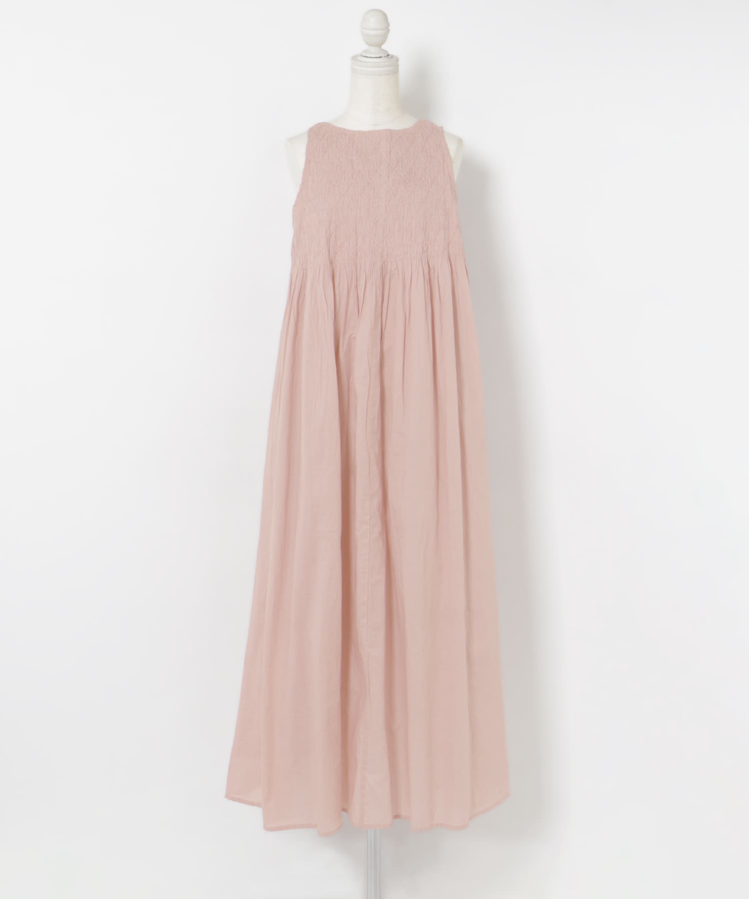 FANAKA　Smocked dress 018PNK FREE