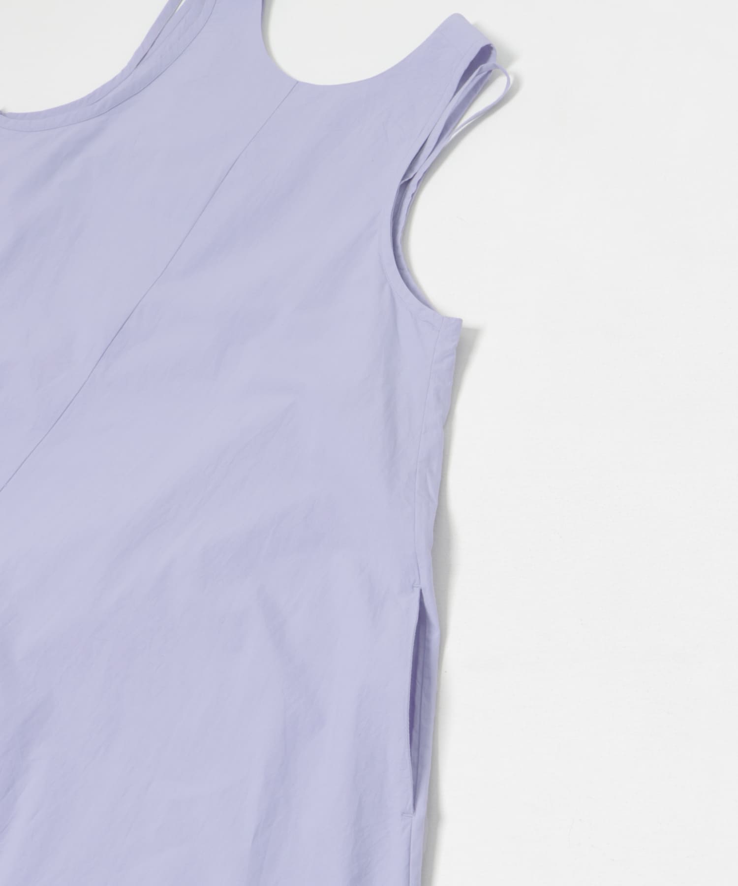 FANAKA　Poplin Spread Dress BLUE FREE