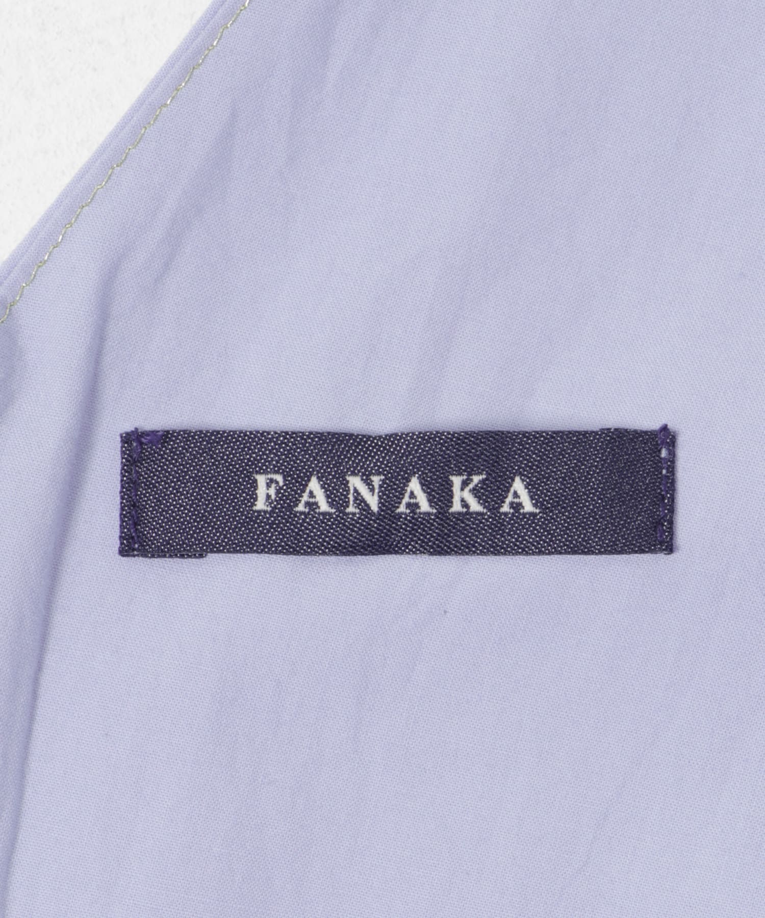 FANAKA　Poplin Spread Dress BLUE FREE