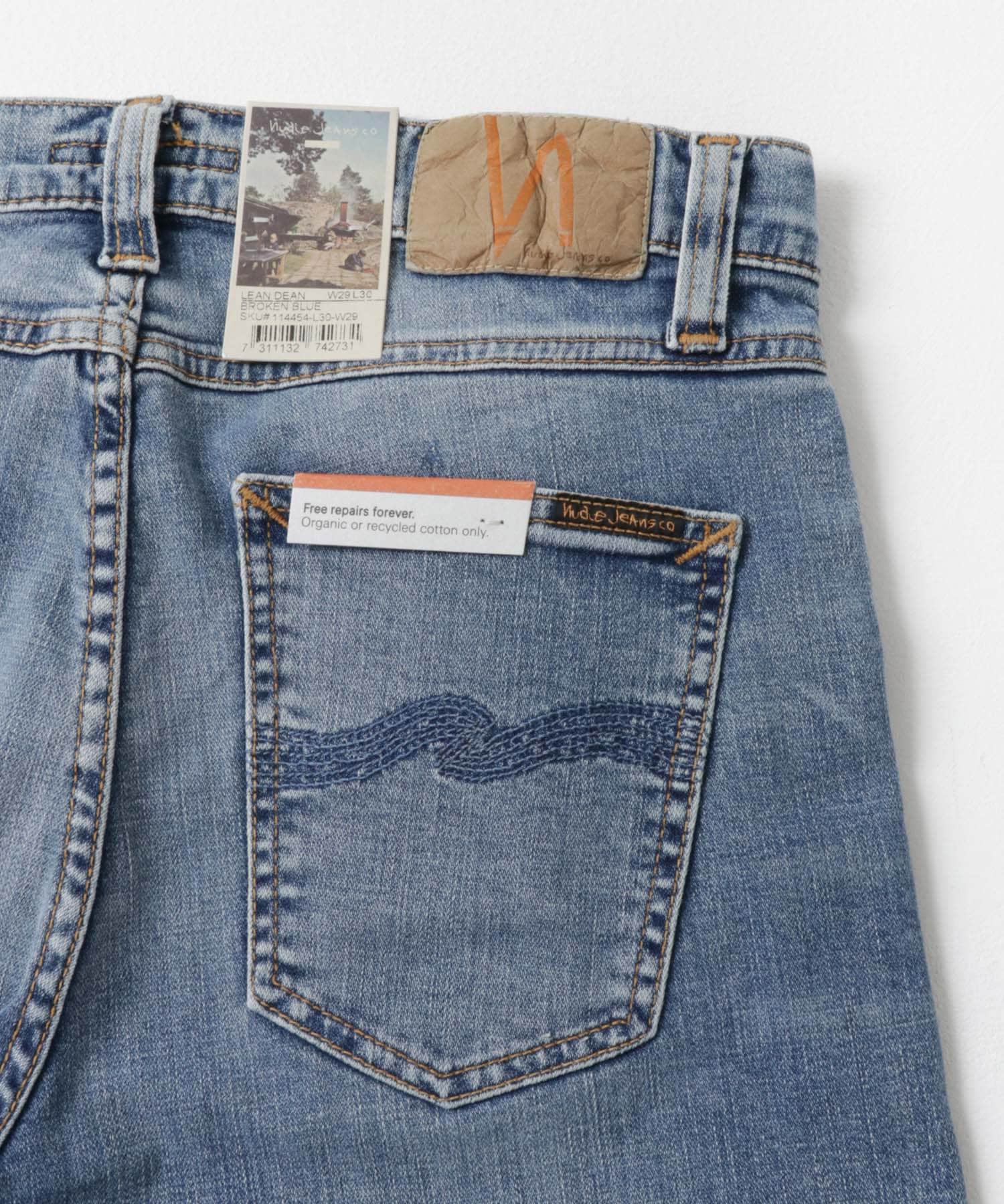 NUDIE JEANS　Lean Dean 416 Broken Blue INDIGO 29