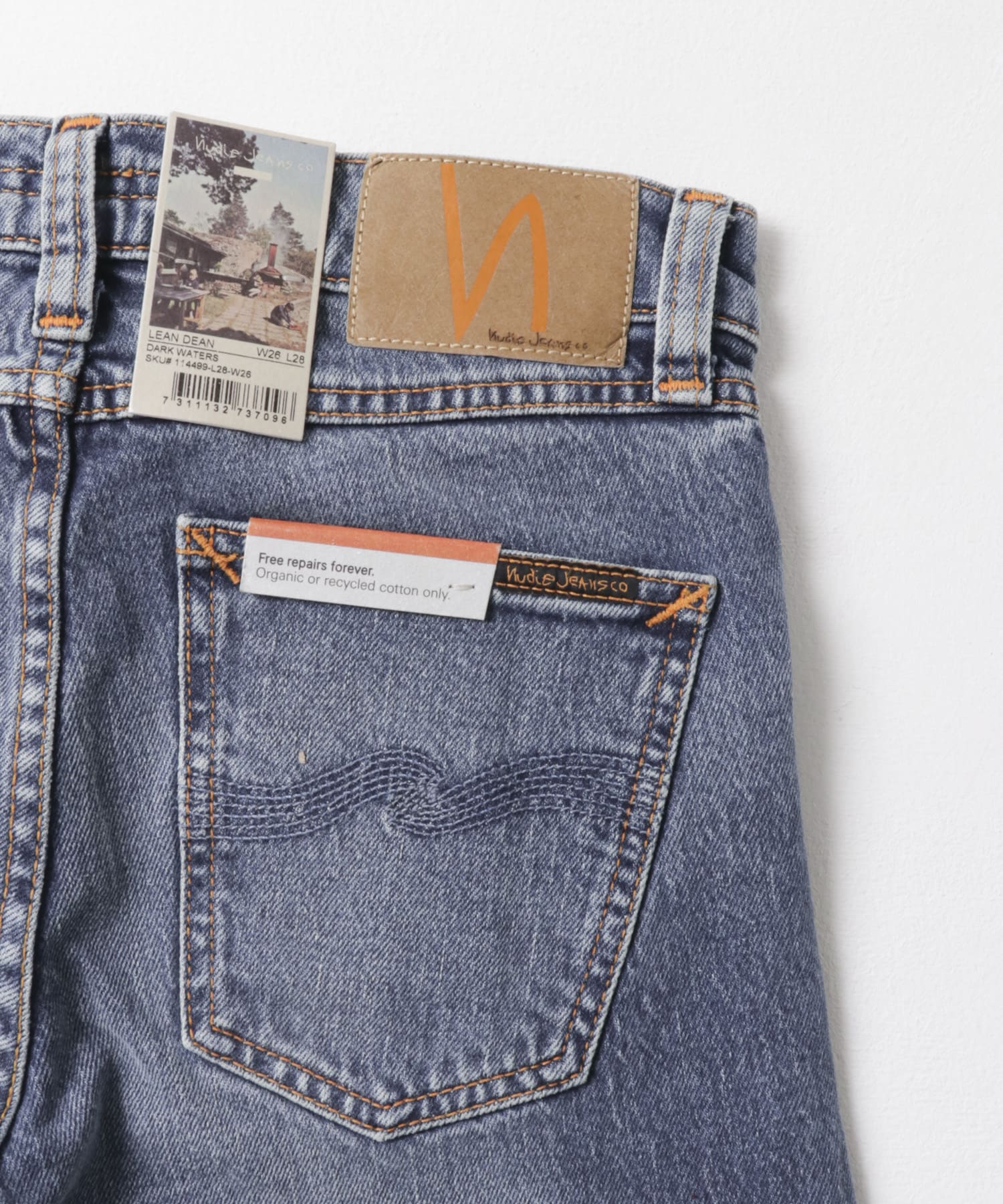 NUDIE JEANS　Lean Dean417-Dark Waters INDIGO 26
