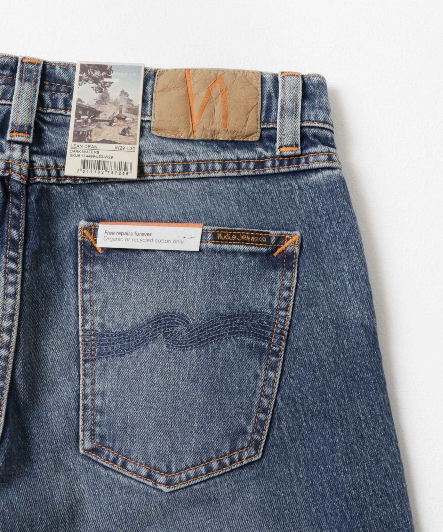 NUDIE JEANS　Lean Dean417-Dark Waters INDIGO 29