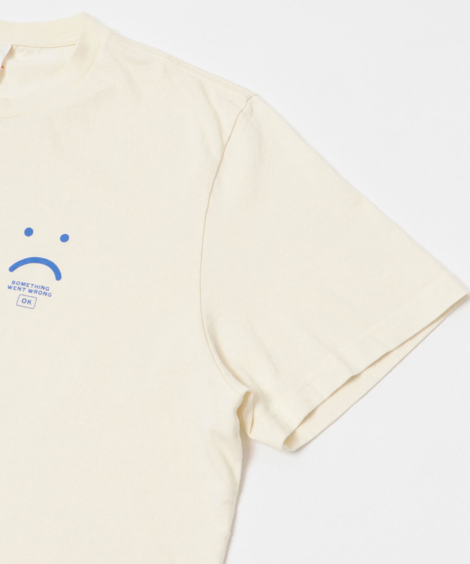 NUDIE JEANS　Roy Frown T-Shirt Ecru M