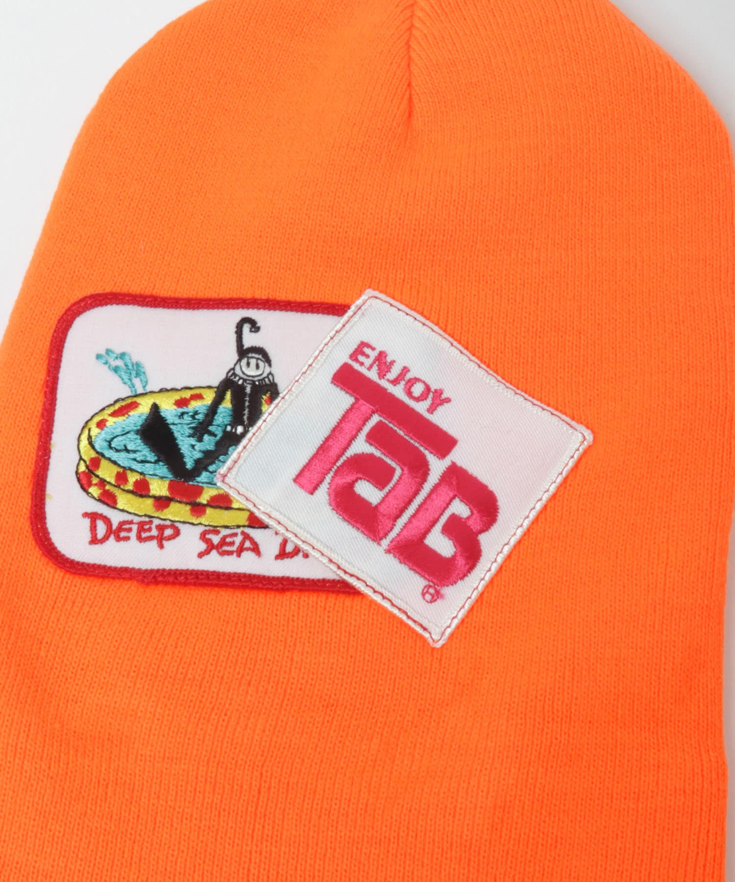 77circa　circa patch knit watch orange1 one