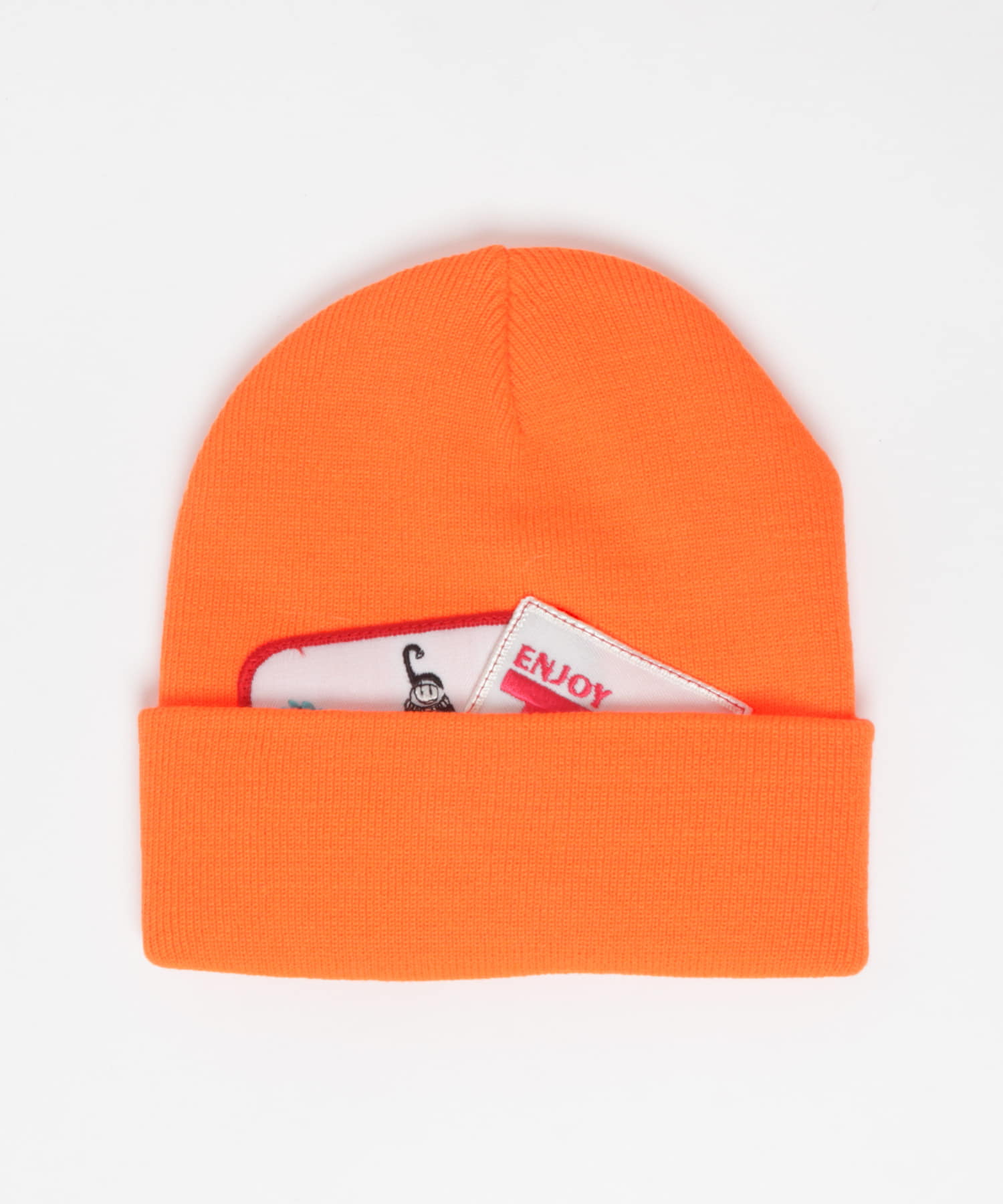 77circa　circa patch knit watch orange2 one