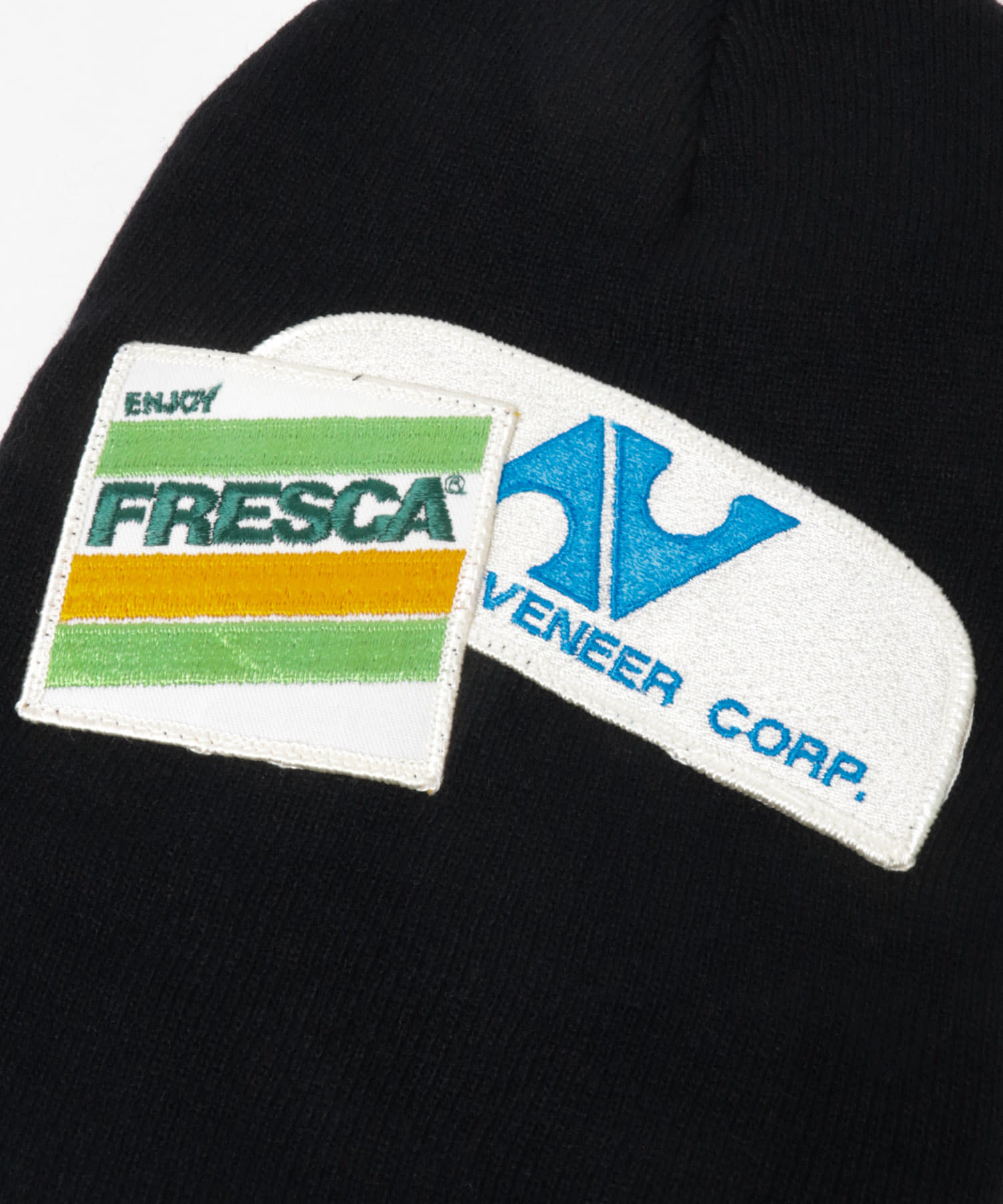 77circa　circa patch knit watch black2 one