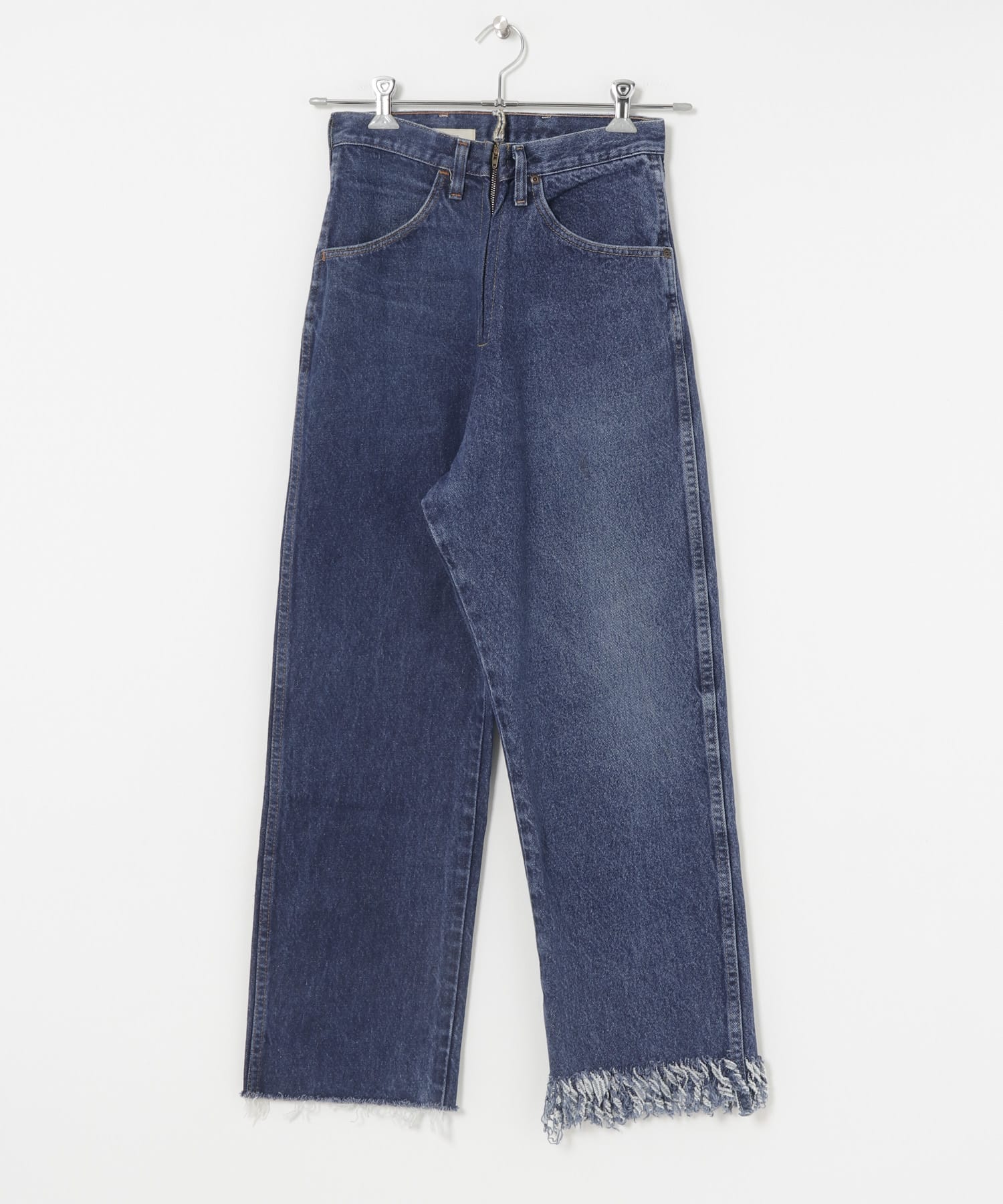 77circa　fringe denim pants 26 blue5 26