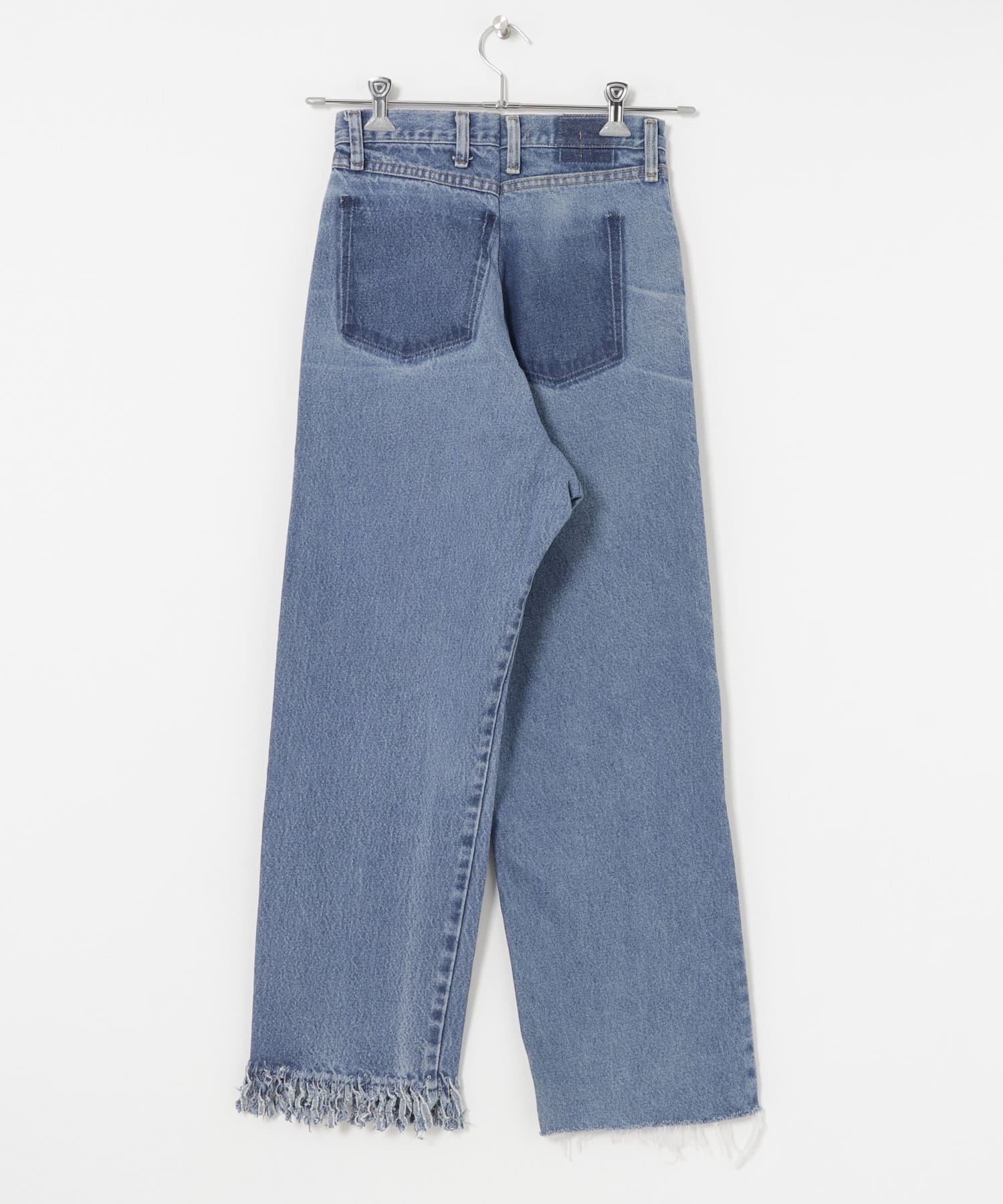 77circa　fringe denim pants 26 blue4 26