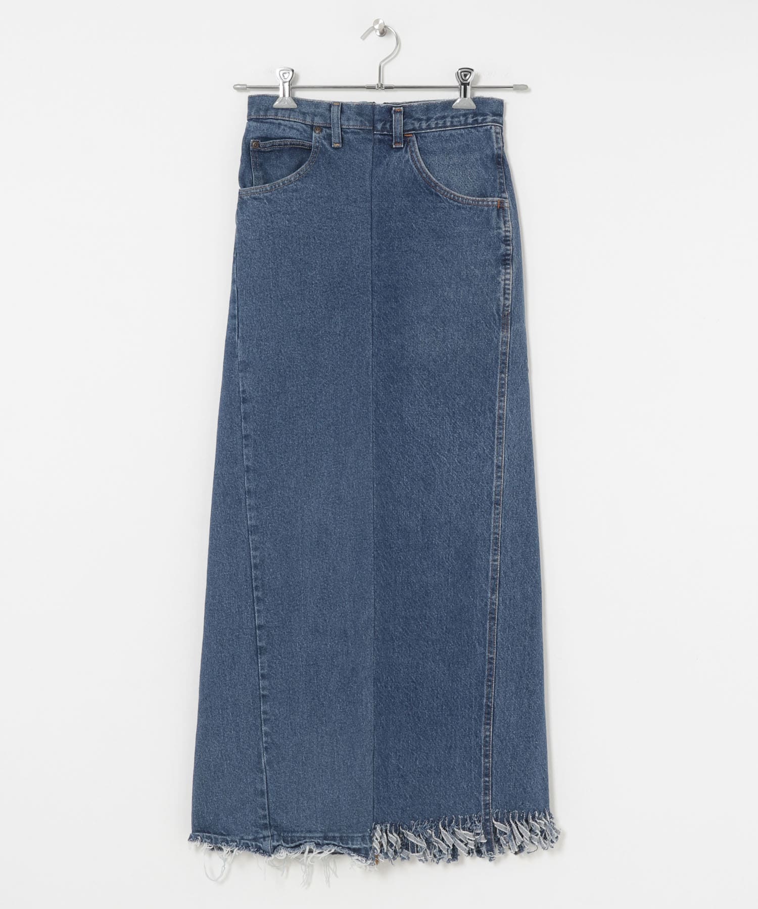 77circa　long denim skirt 26 blue2 26