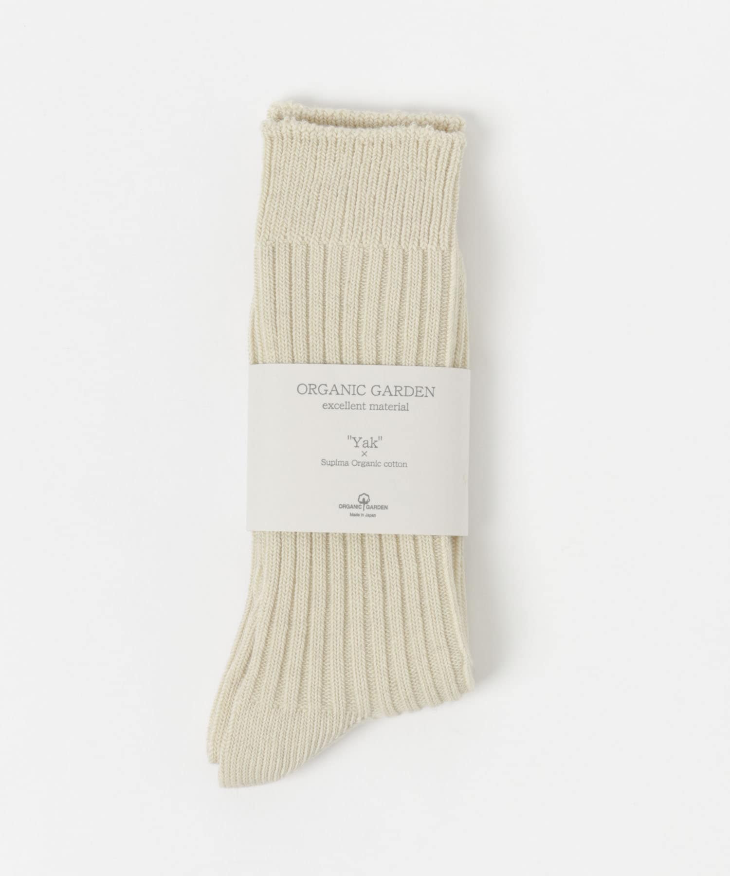 yamaya　スーピマ×ヤク リブソックスM