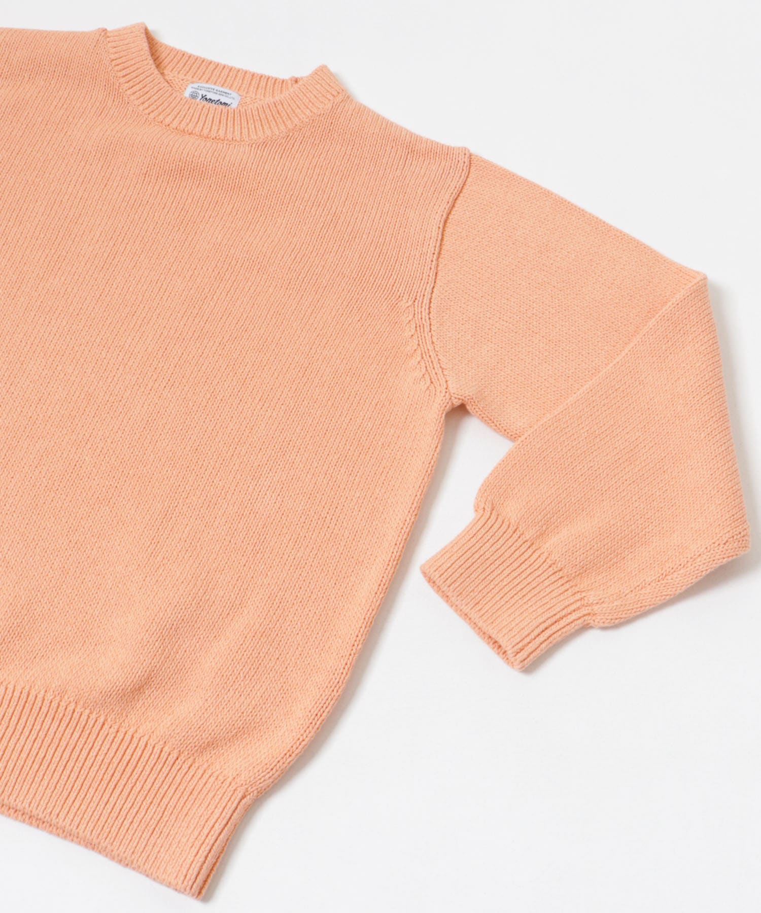 米富繊維　WASHI COTTON KNIT PULLOVER 31PINK 1