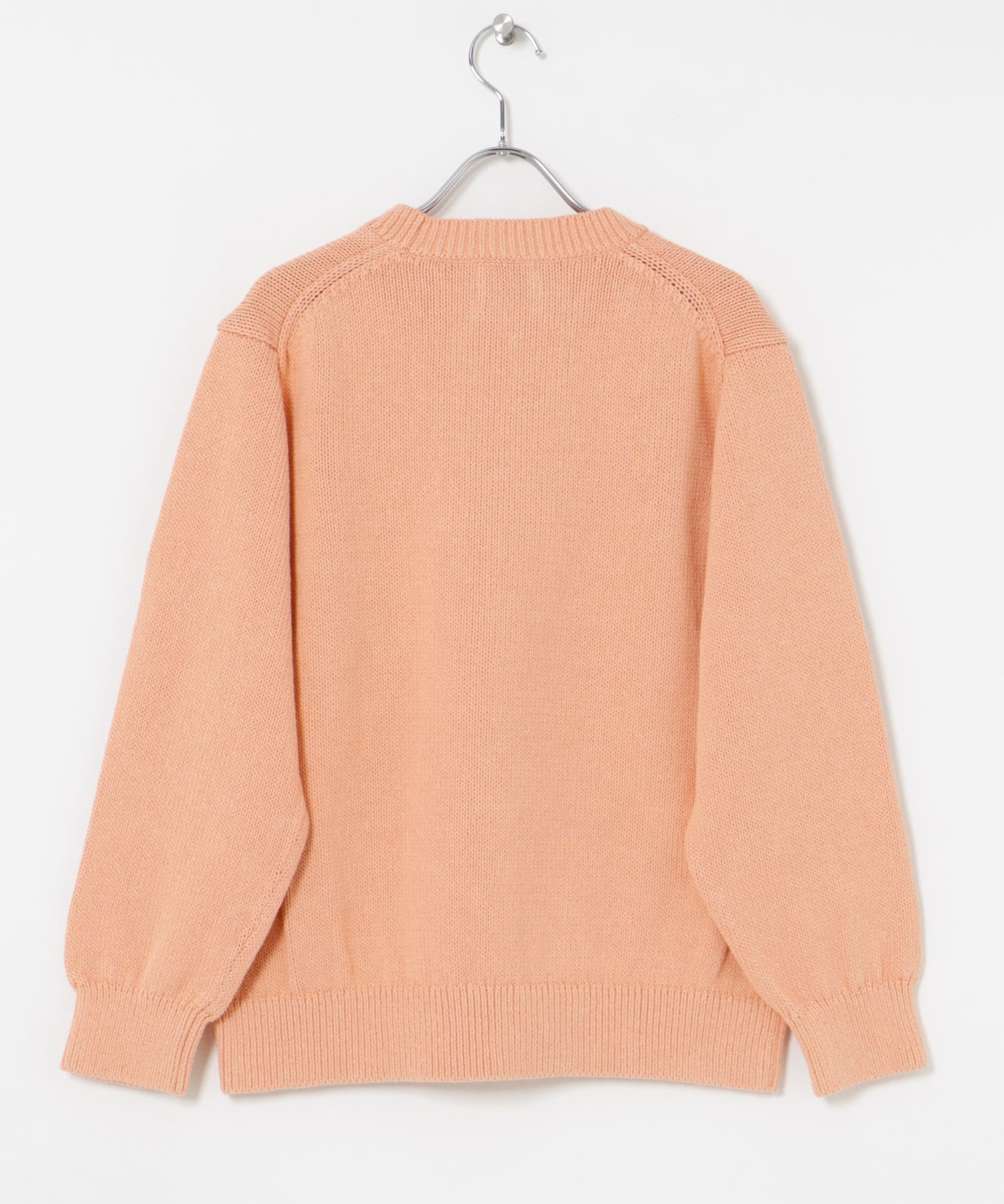 米富繊維　WASHI COTTON KNIT PULLOVER 31PINK 1