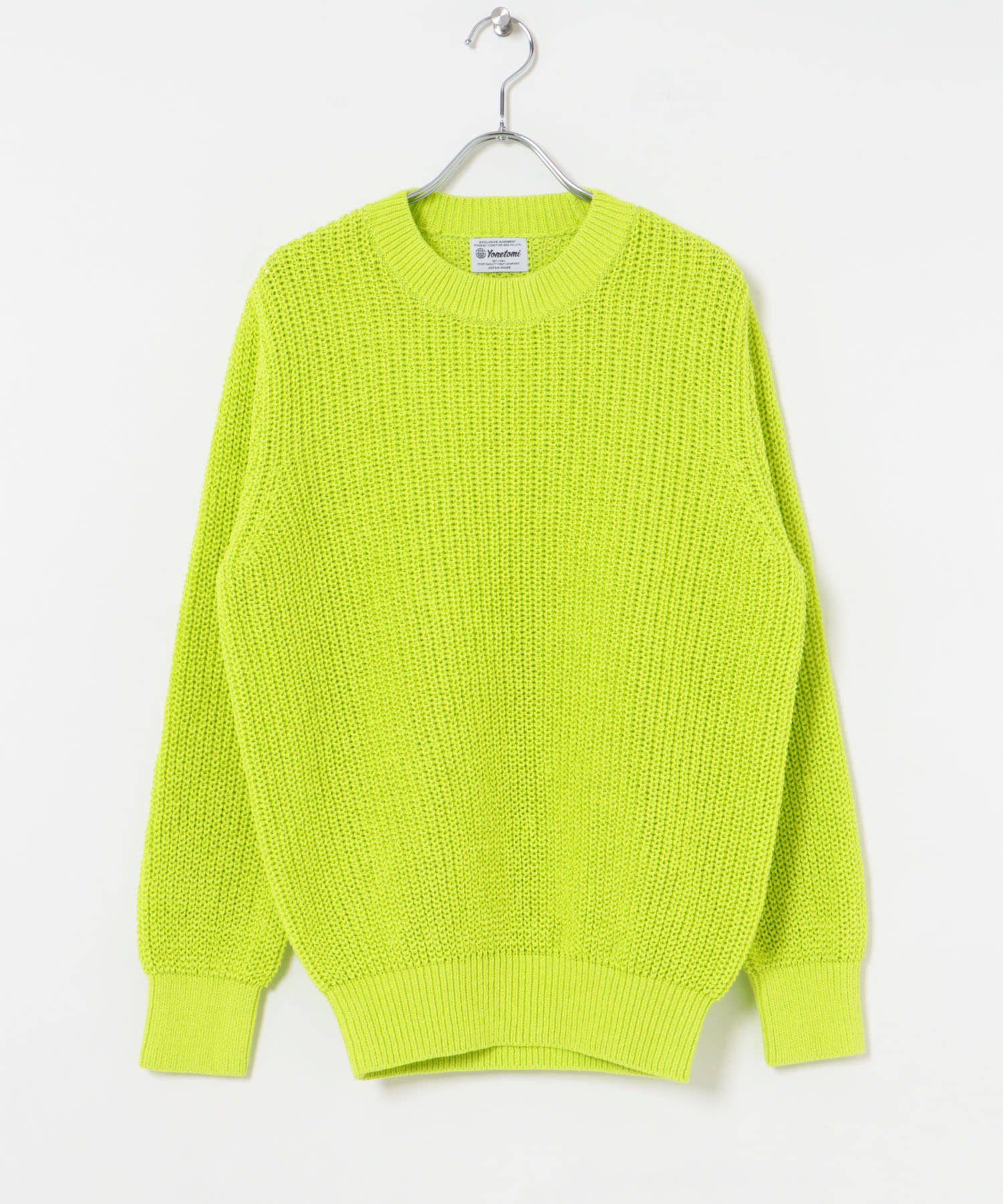 米富繊維　WASHI COTTON TAPE KNIT PULLOVER