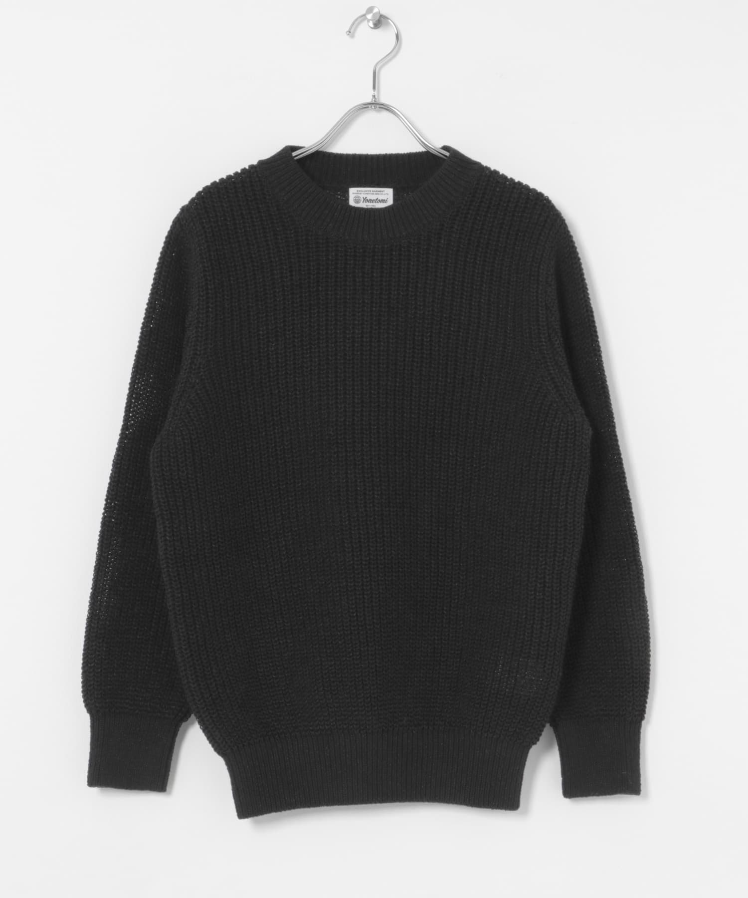 米富繊維　WASHI COTTON TAPE KNIT PULLOVER