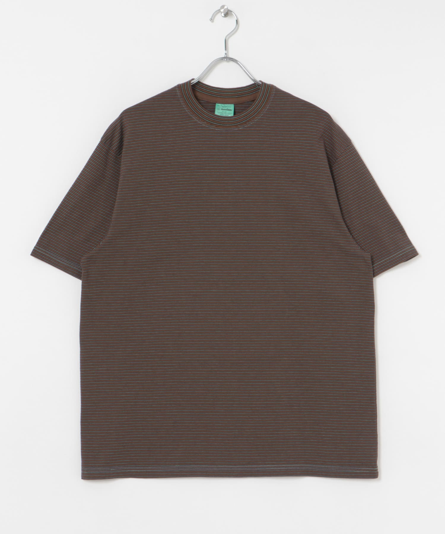 米富繊維　NEW BASIC DYED BORDER T-SHIRT 44BR×BL 1