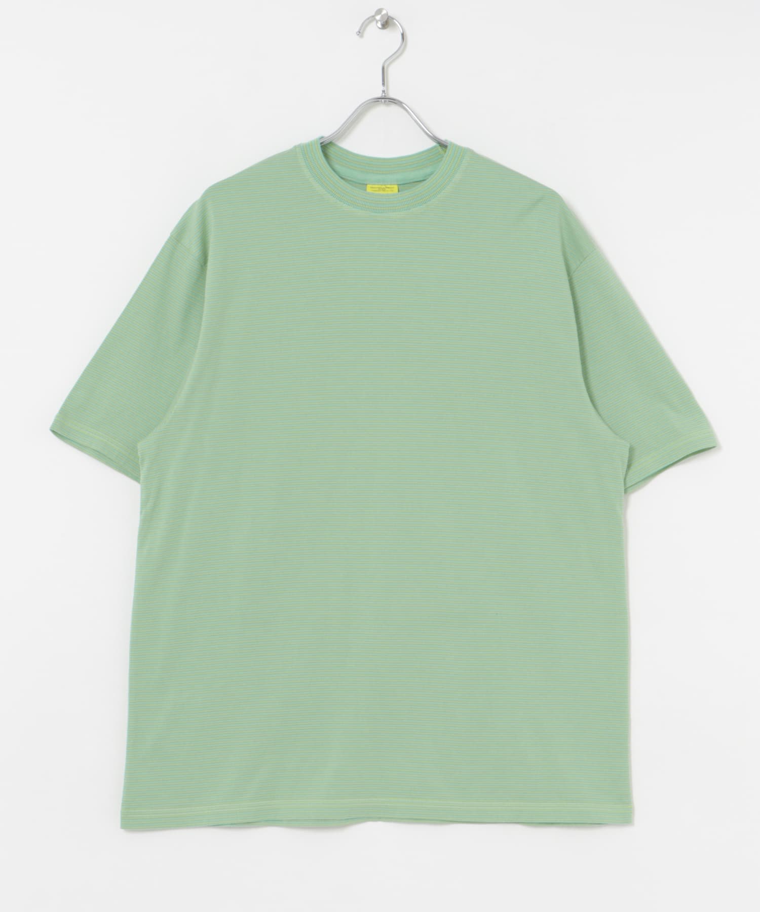 米富繊維　NEW BASIC DYED BORDER T-SHIRT 62BL×YL 1