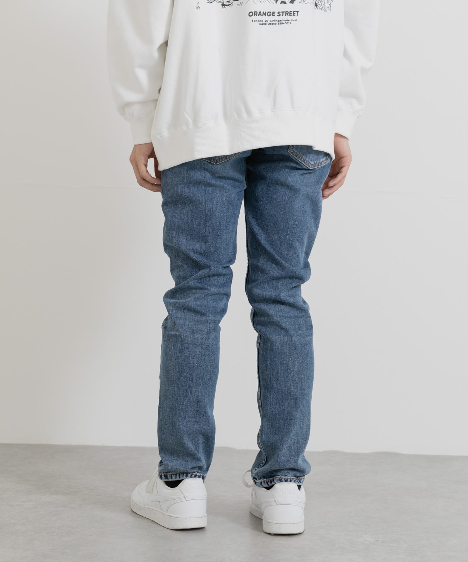 NUDIE JEANS Lean Dean081Lost Orange(27 081): ボトム｜URBAN