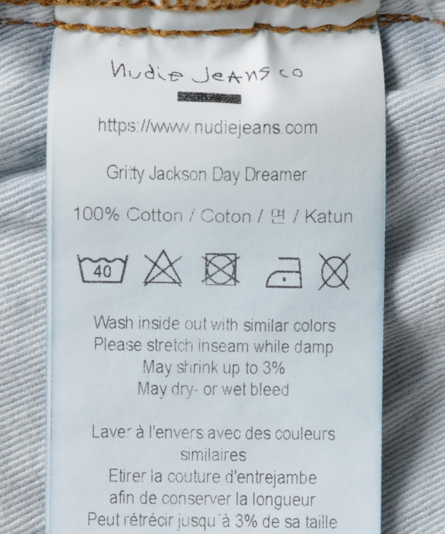 NUDIE JEANS　G.Jackson412-Day Dreamer BLUE 26