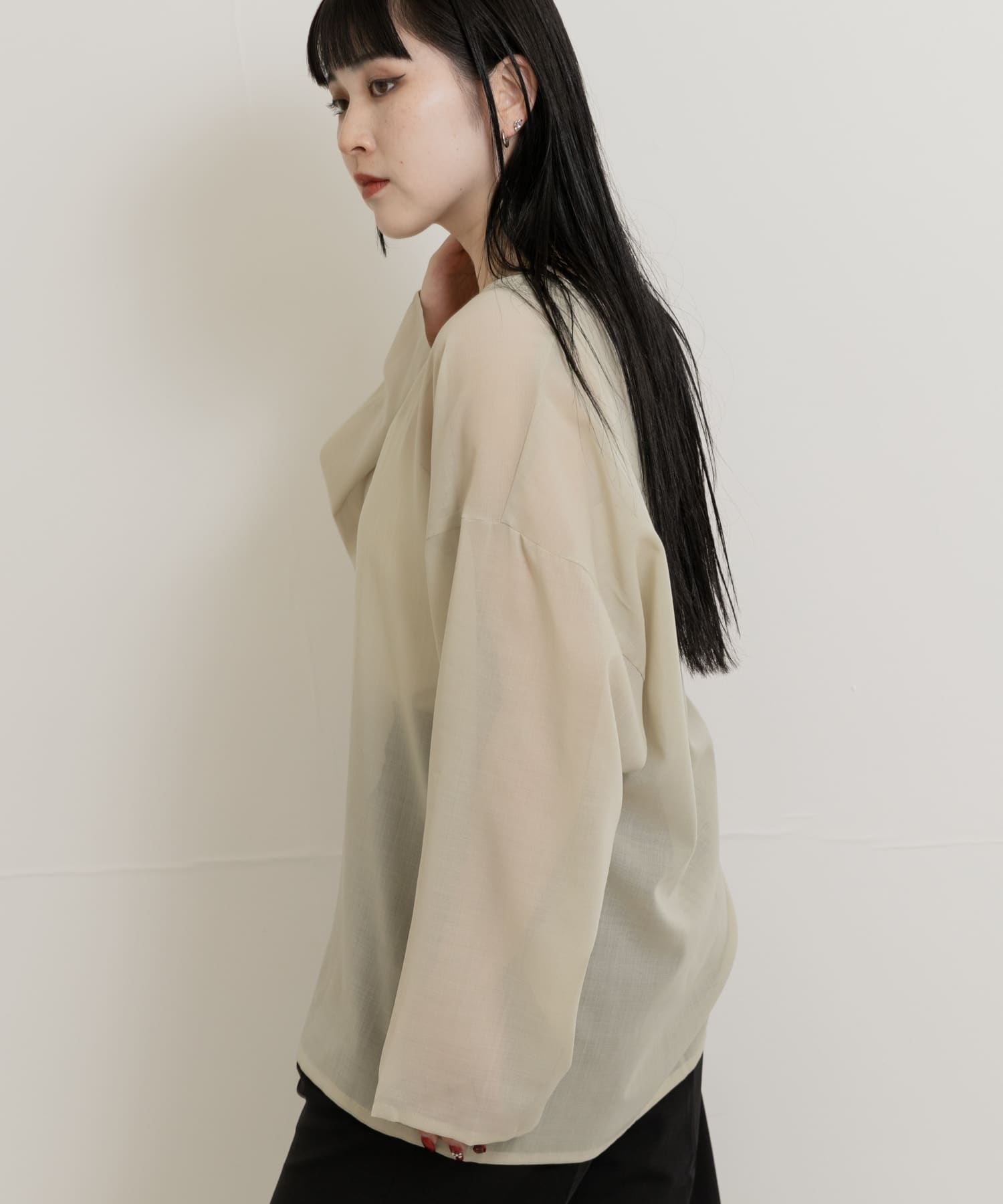 身長：156cm サイズ：one