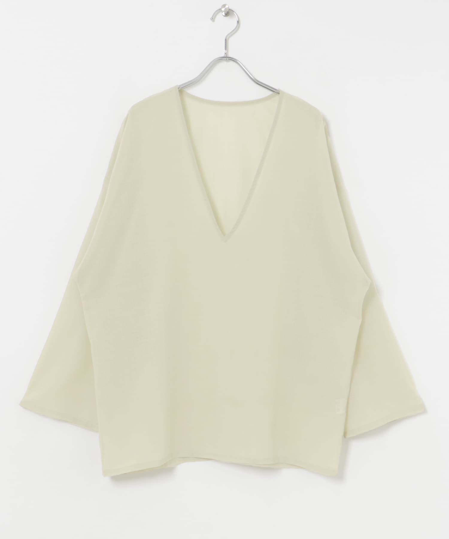 &her　Voile Tops CREAM one