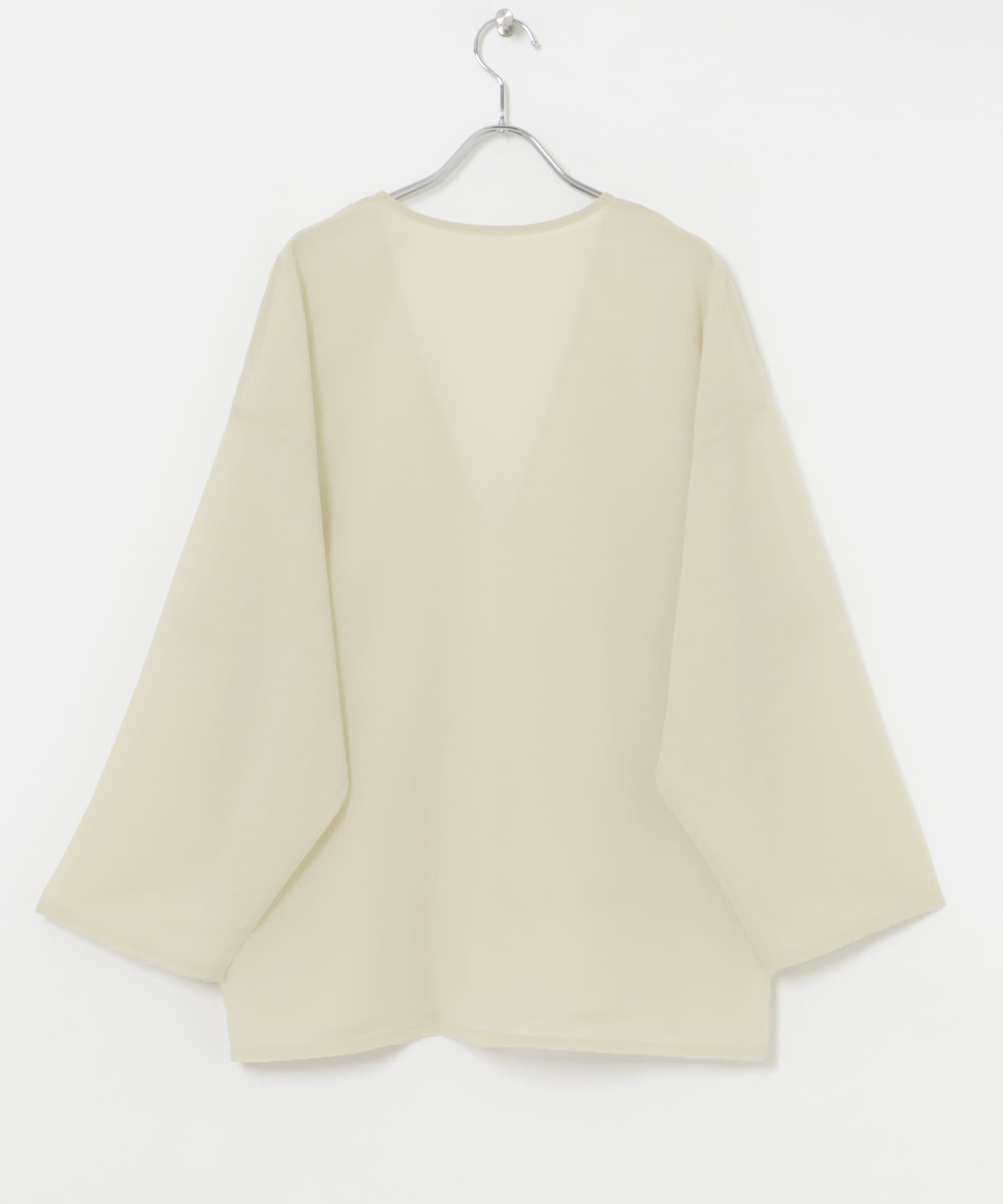 &her　Voile Tops CREAM one