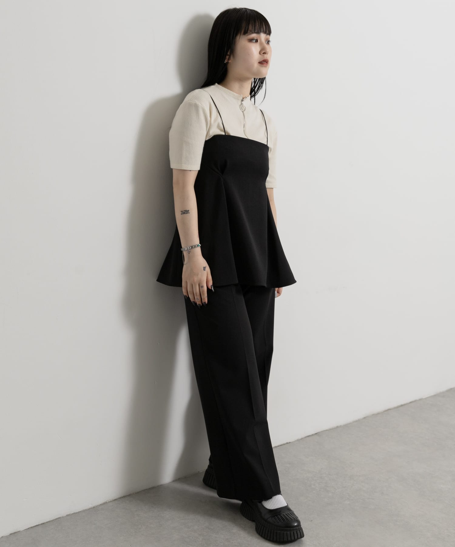 身長：156cm サイズ：one