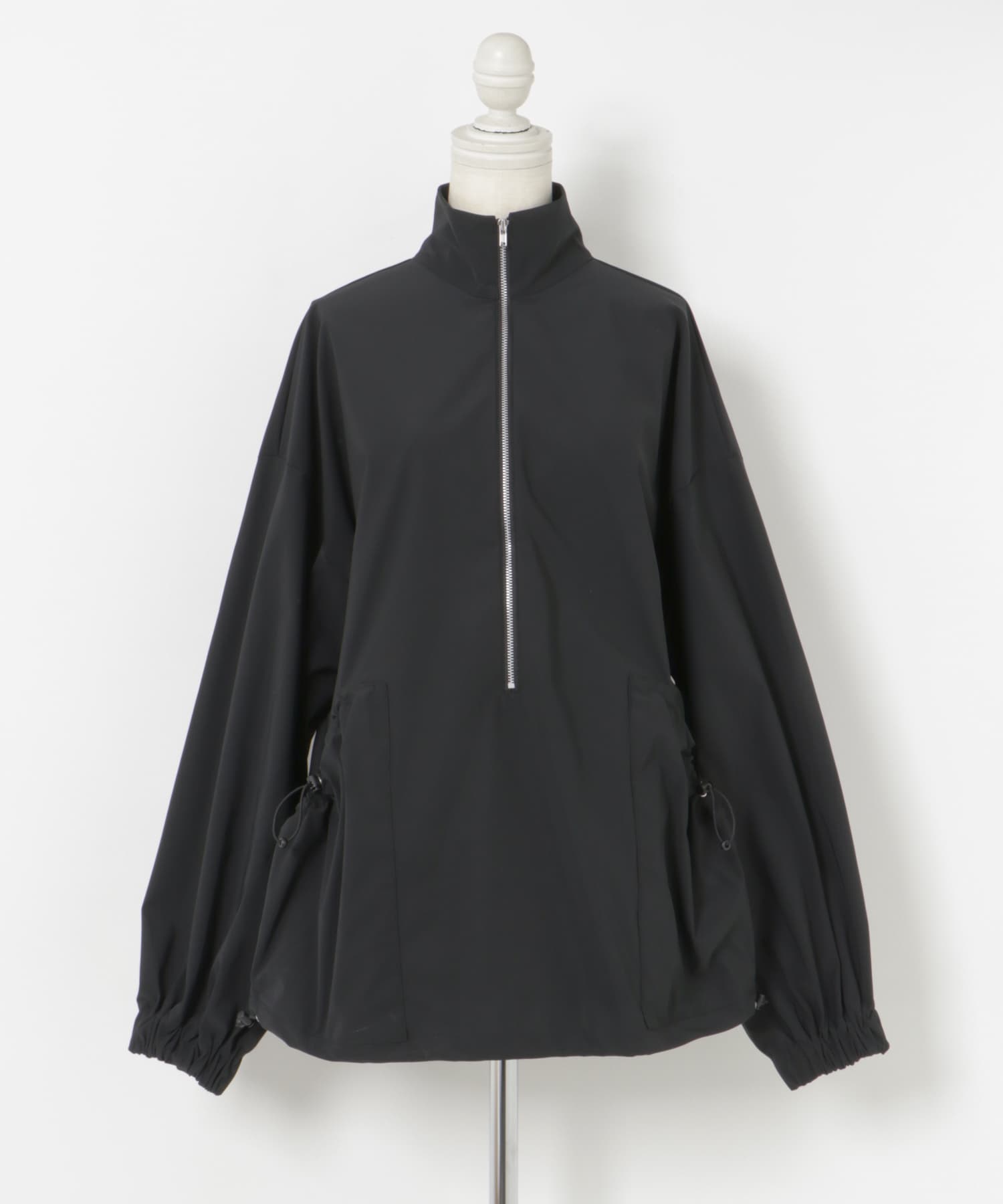 &her　Anorak Jacket BLACK one