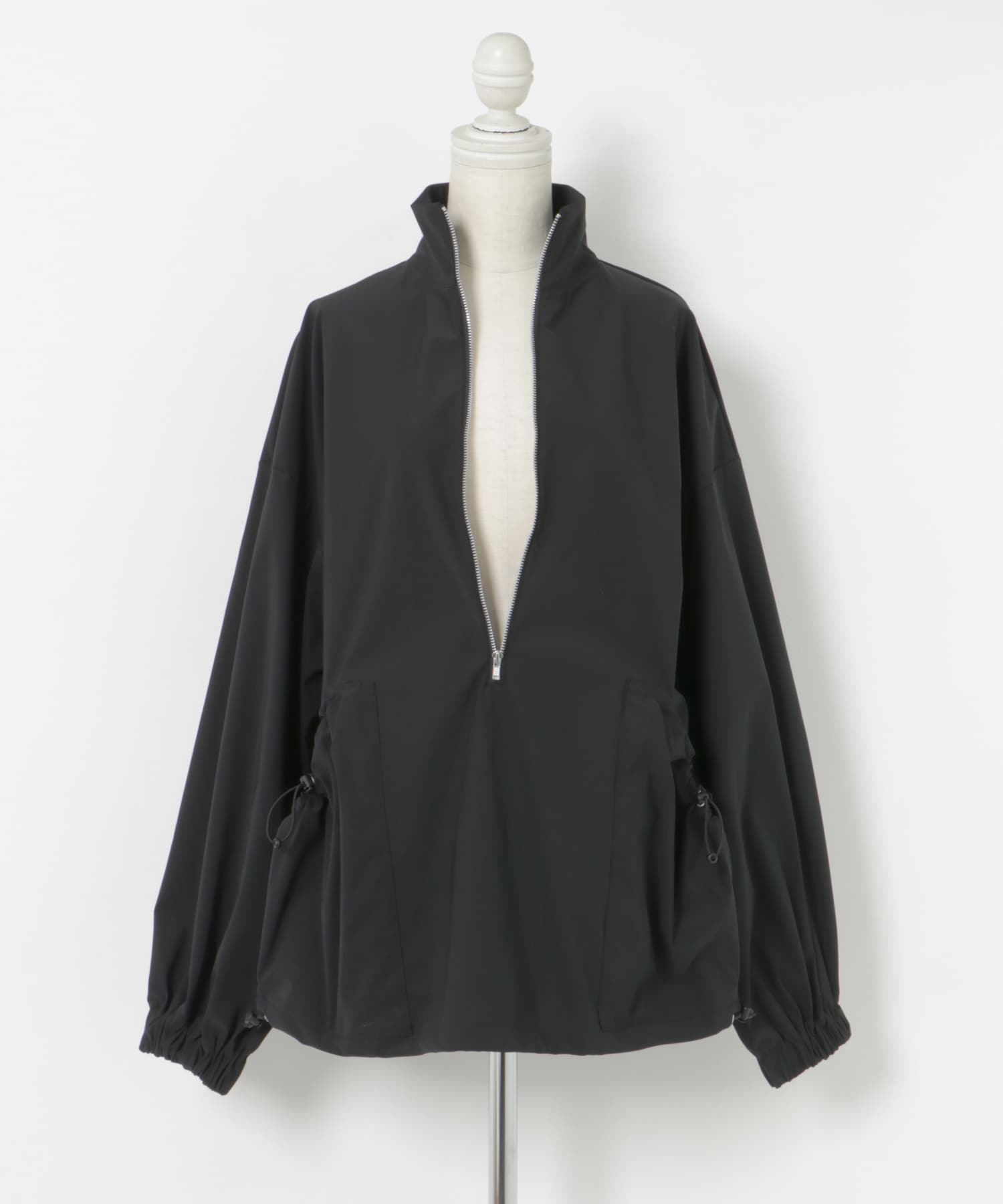 &her　Anorak Jacket BLACK one