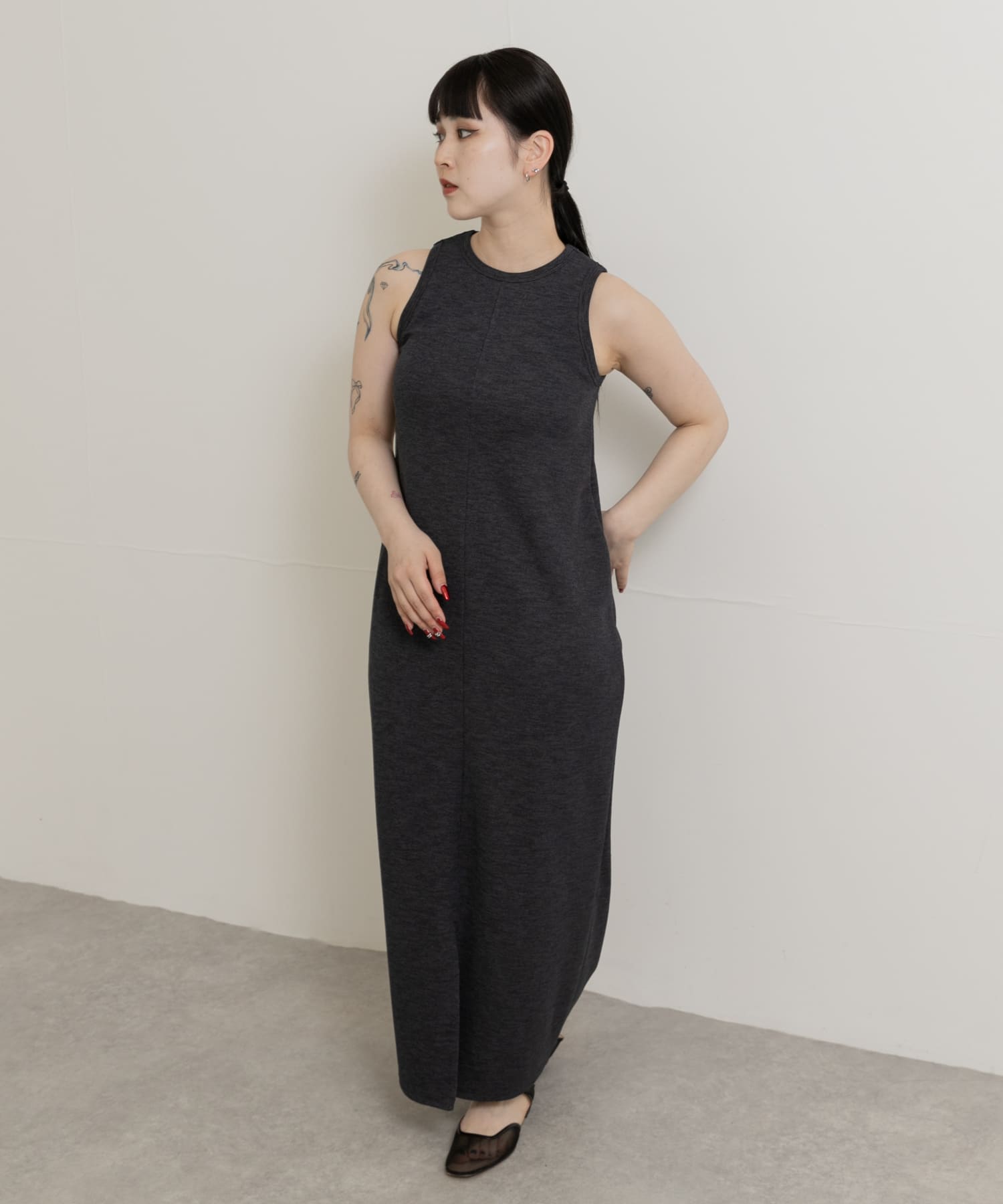 身長：156cm サイズ：one