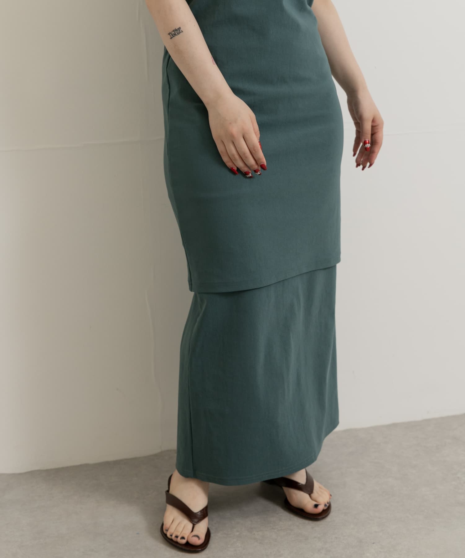 身長：156cm サイズ：one