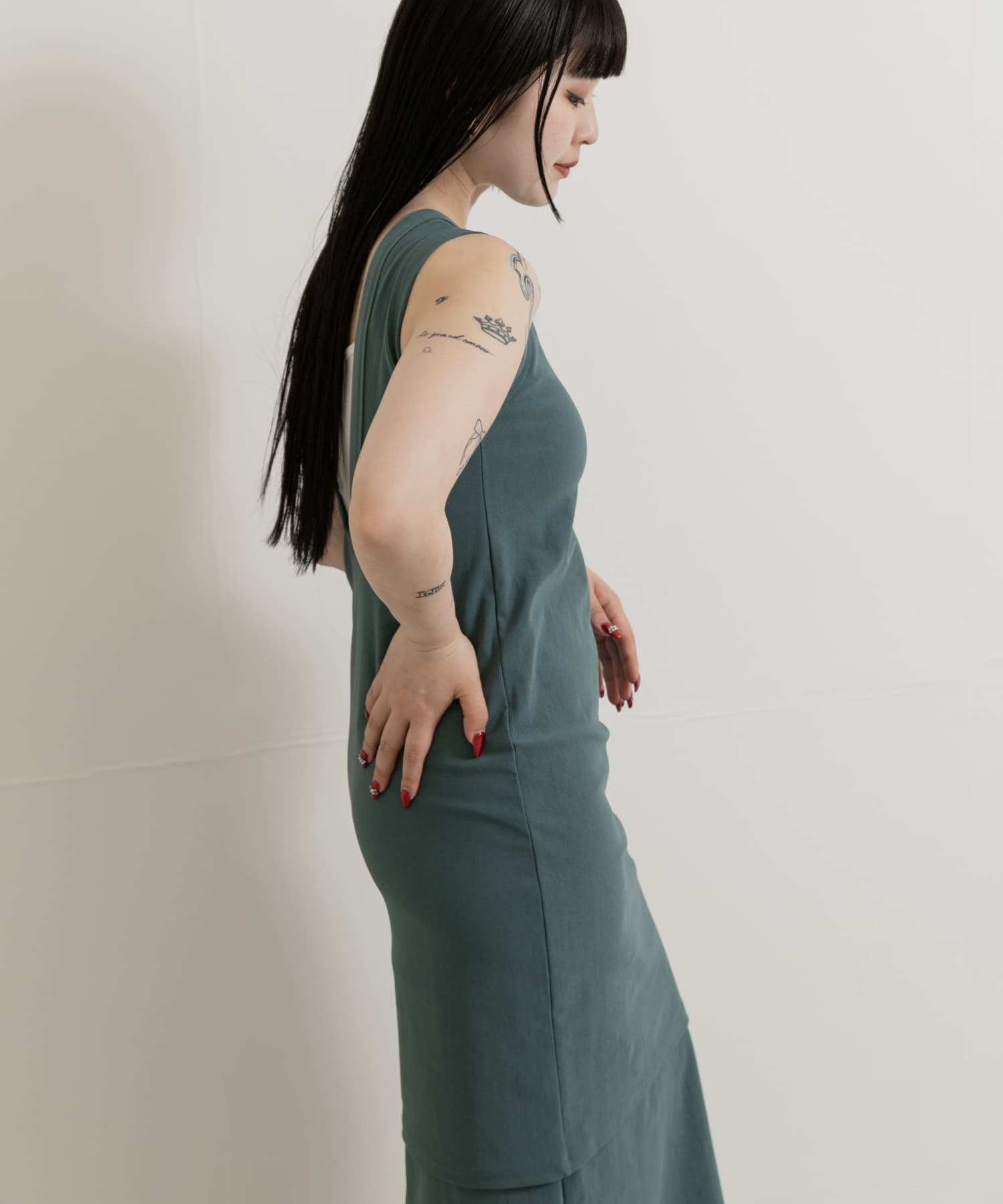 身長：156cm サイズ：one