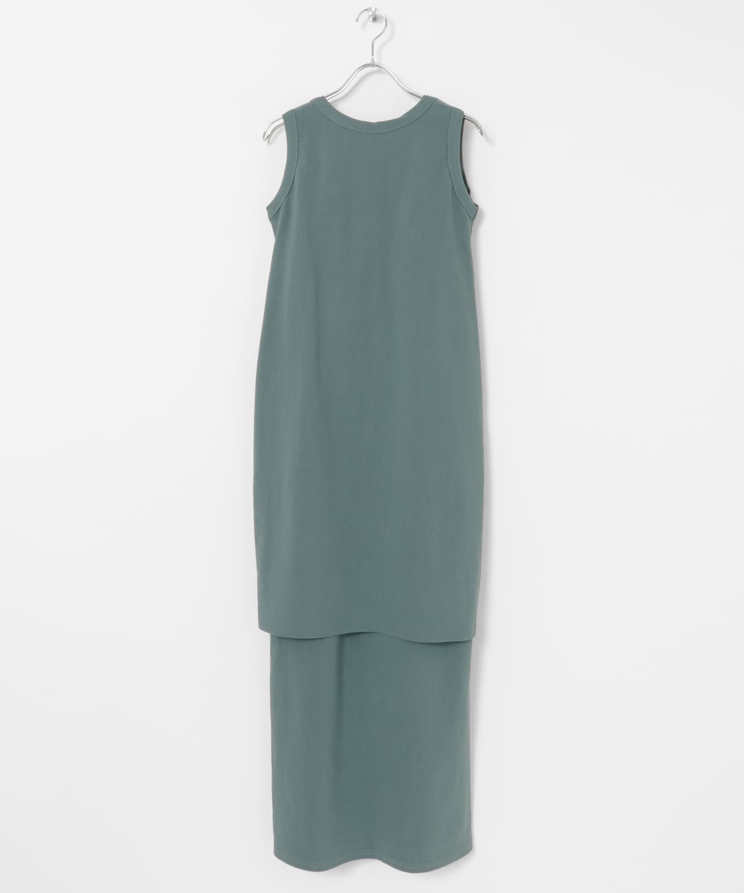 &her　Layered Cup Onepiece GREEN one