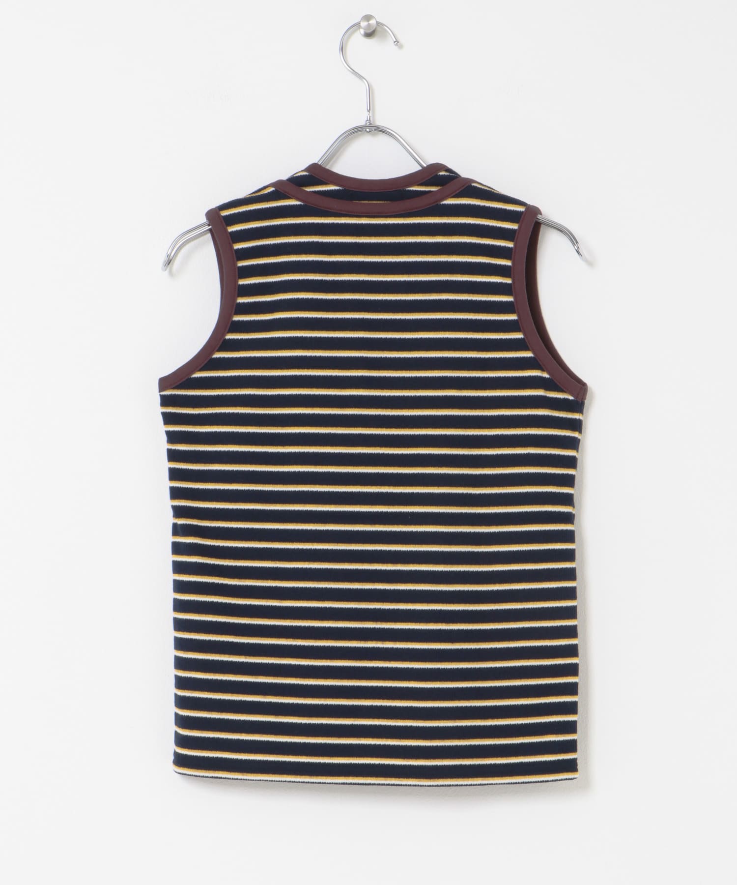 &her　Border Tank BROWN FREE