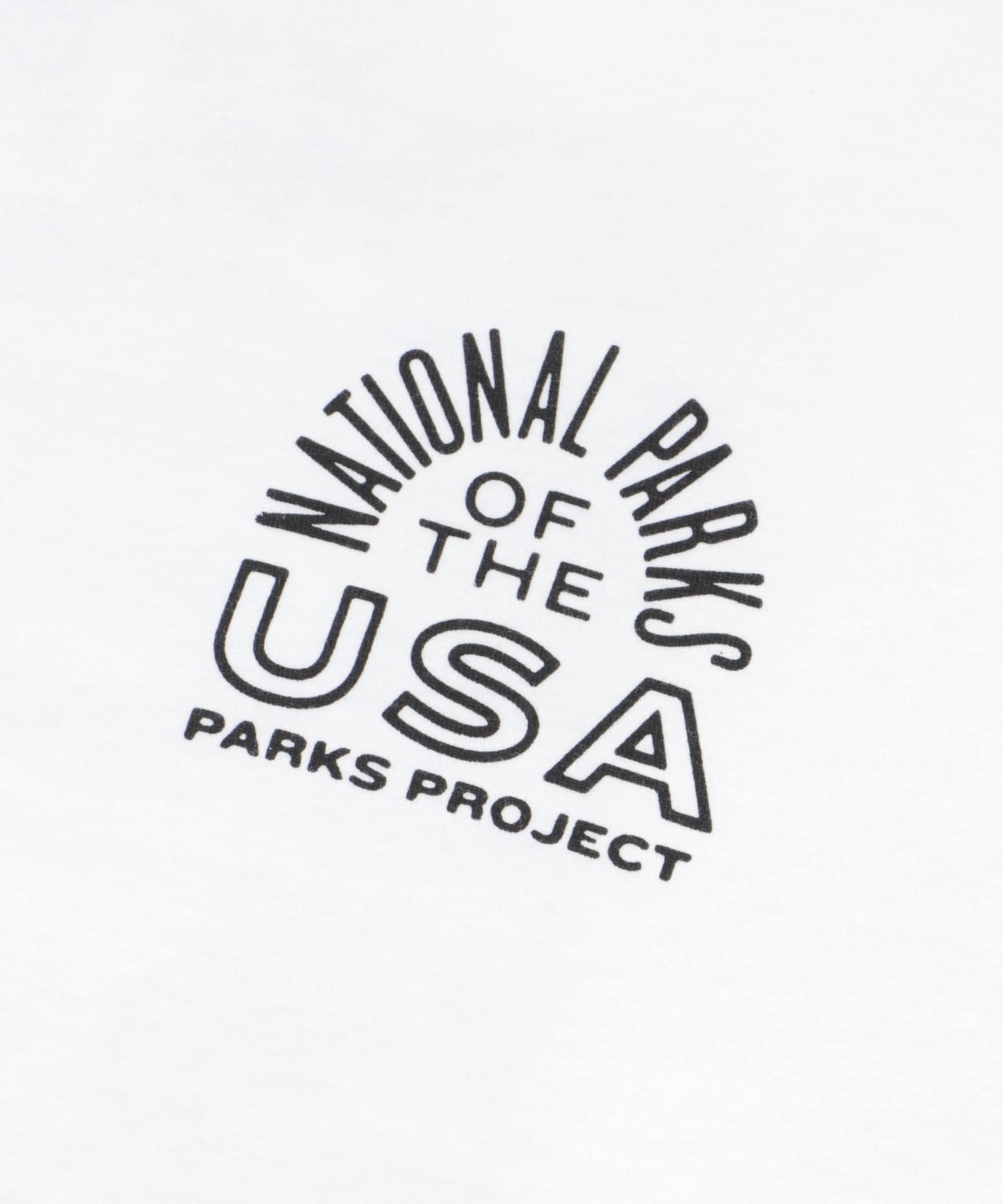 PARKS PROJECT　NATIONAL PARKS USA T-SHIRTS WHITE S