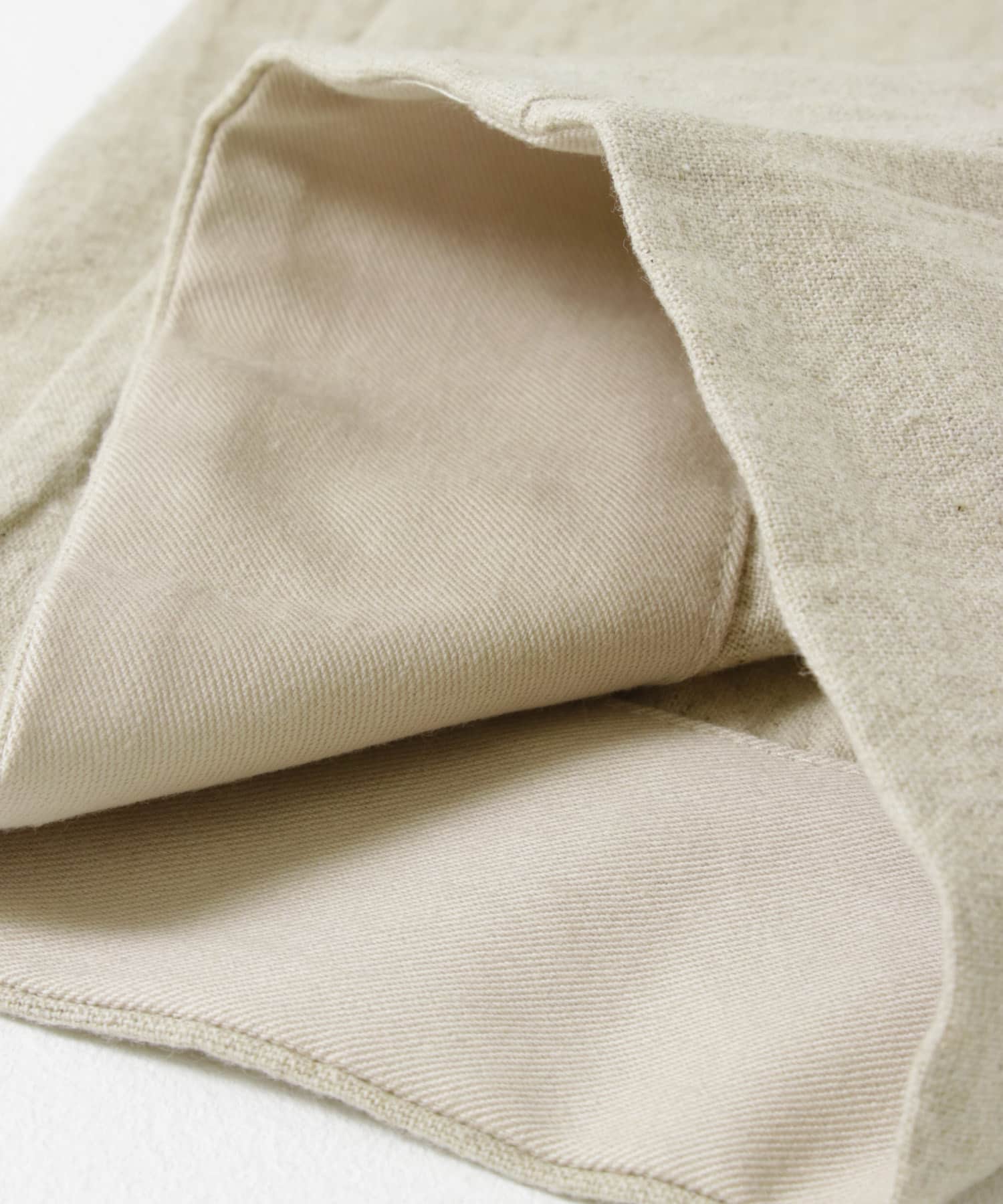 Arce　コットンリネンパンツ BEIGE M