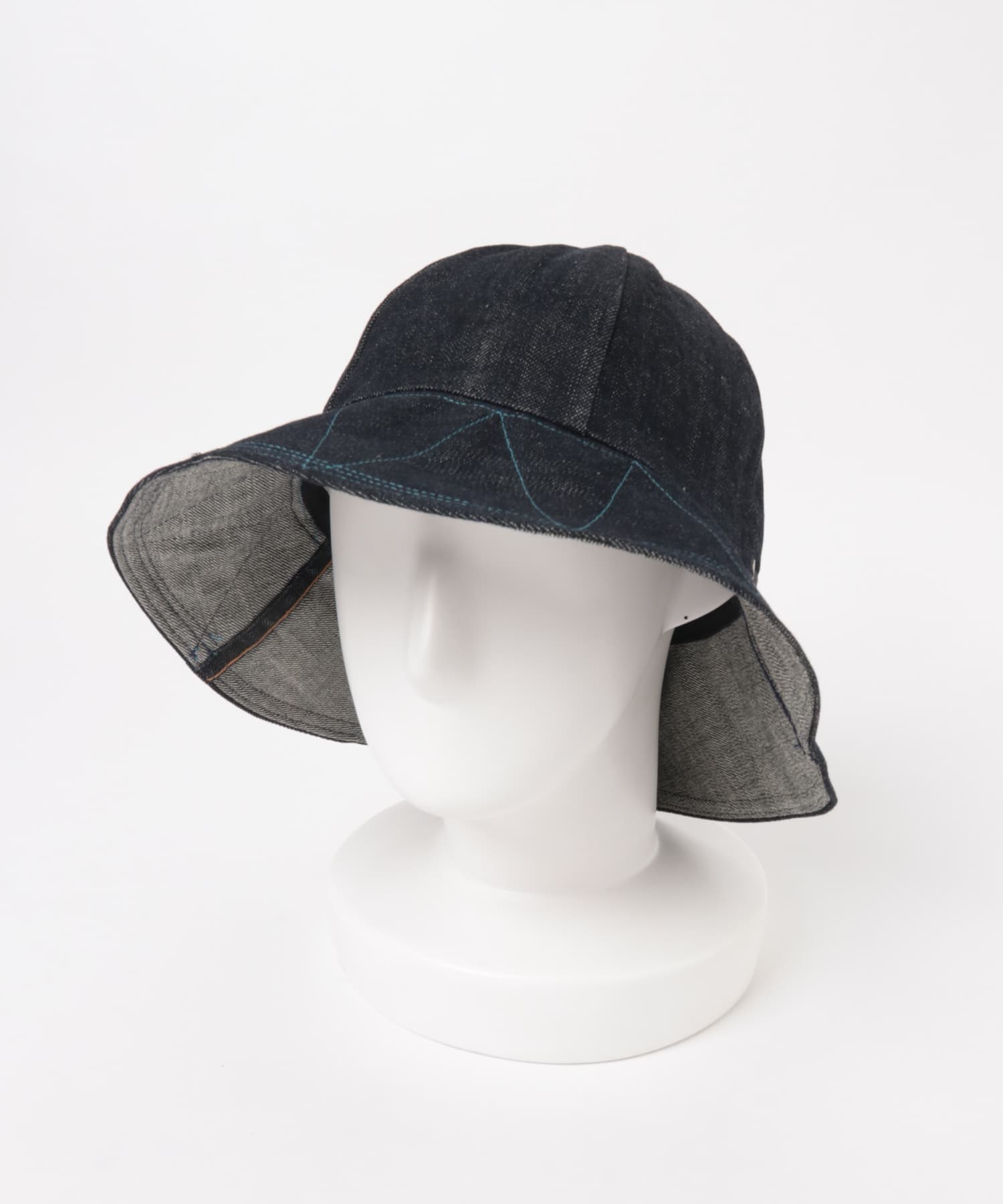 ブッチャーアシモトクラブ　DENIM 6panel HAT NAVY FREE