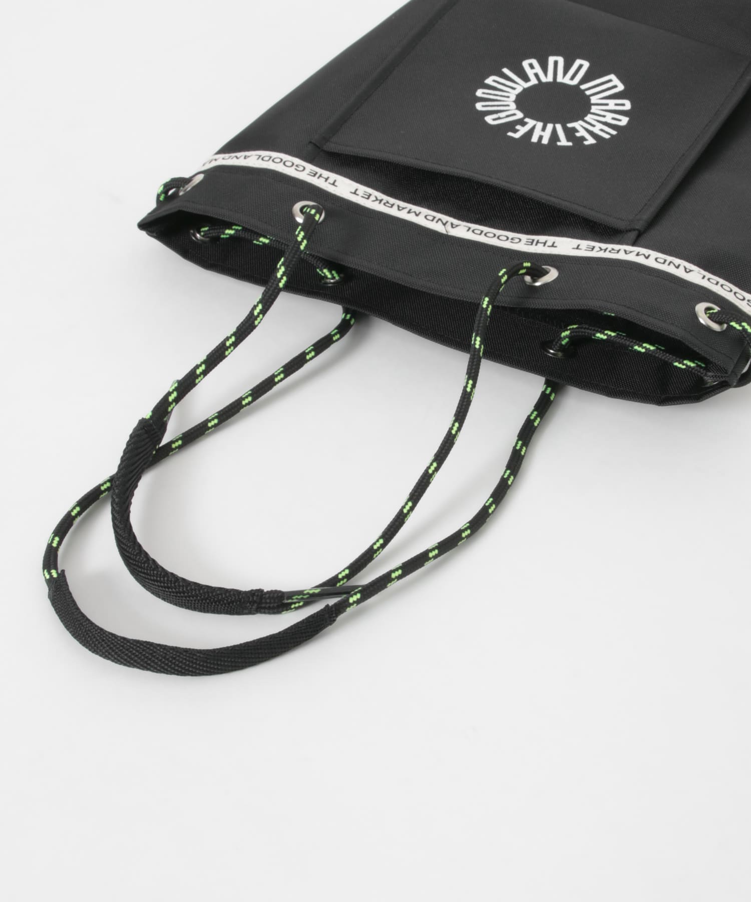 『別注』ブッチャーアシモトクラブ×TGM　酒BAG BLKxYEL FREE