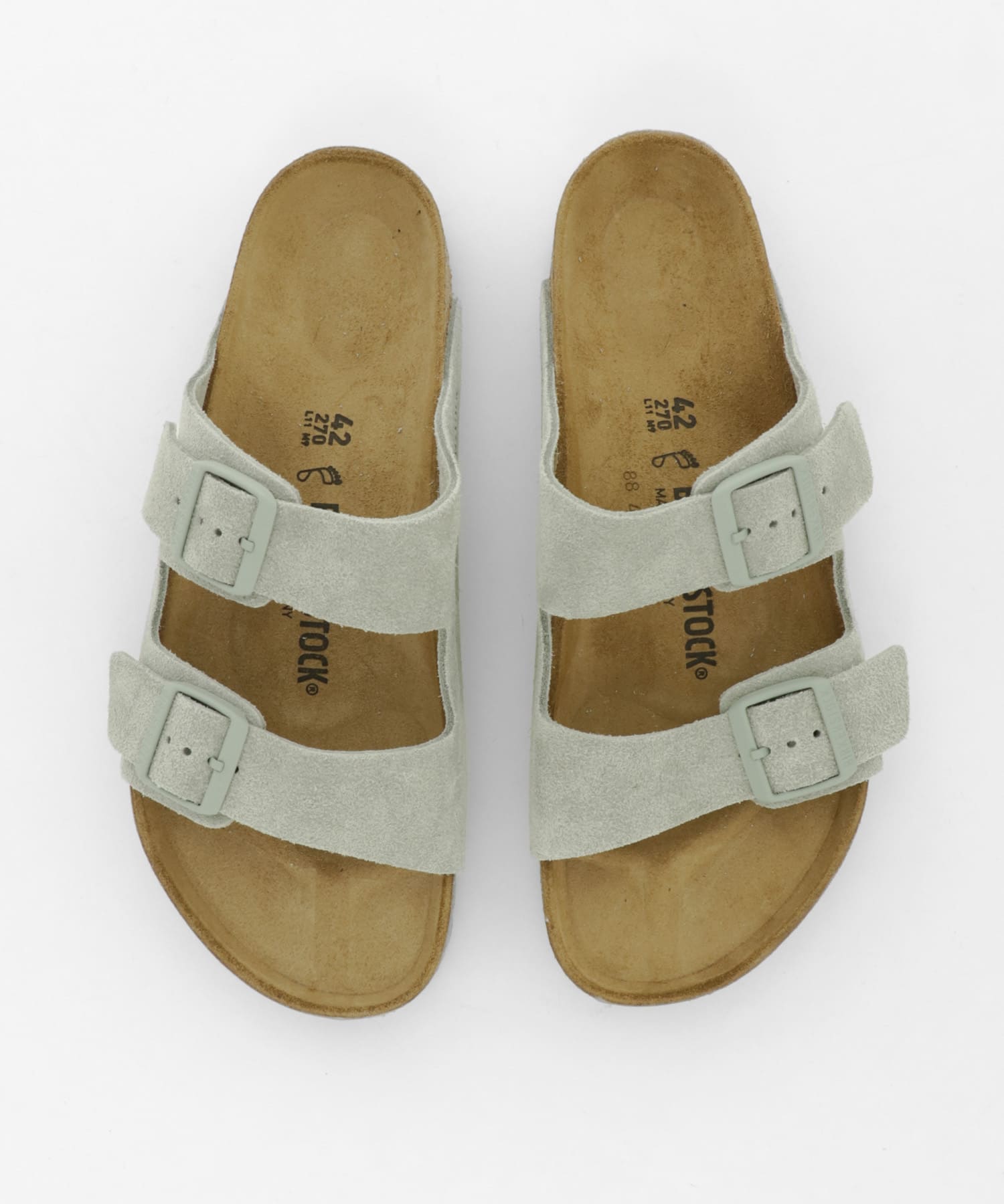BIRKENSTOCK　ARIZONA SUEDE PURE SAGE (regular) SAGE 40